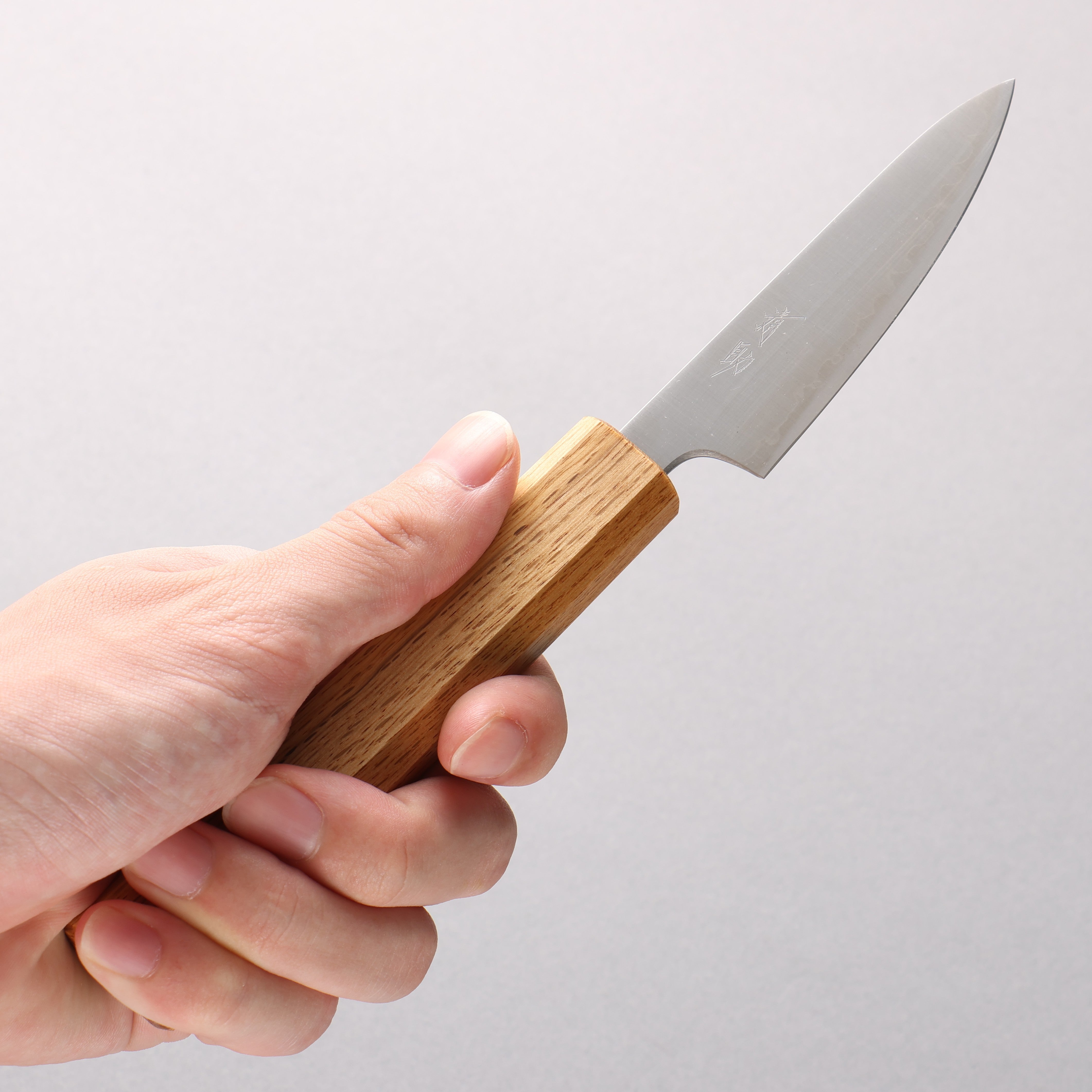 Seisuke Silver Steel No.3 Migaki Paring 80mm White Oak Handle