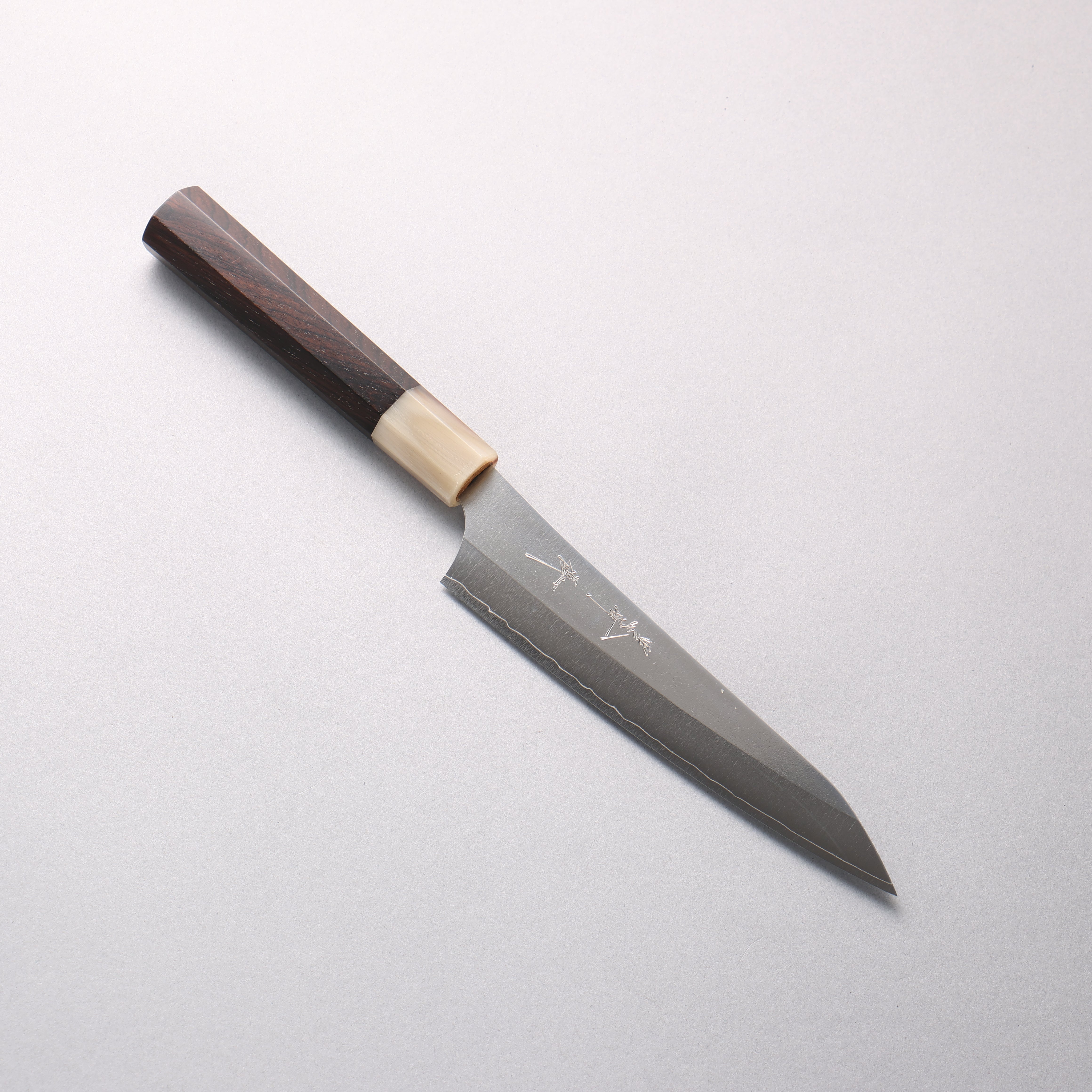 Yu Kurosaki Gekko VG-XEOS Petty-Utility 150mm Ebony Wood (ferrule: White Water Buffalo Horn) Handle - Seisuke Knife