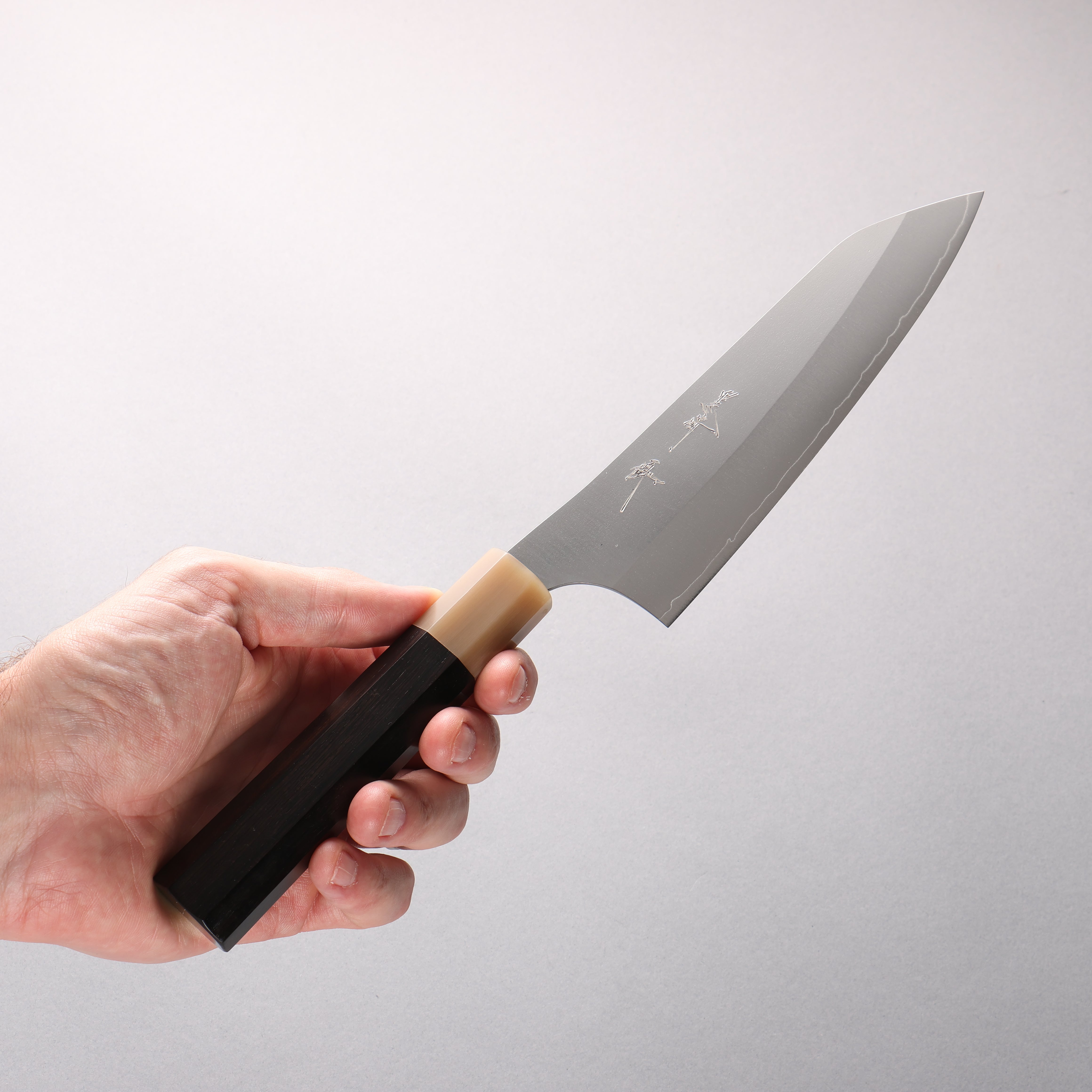 Yu Kurosaki New Gekko VG-XEOS Bunka 170mm Ebony Wood (ferrule: White Water Buffalo Horn) Handle - Seisuke Knife