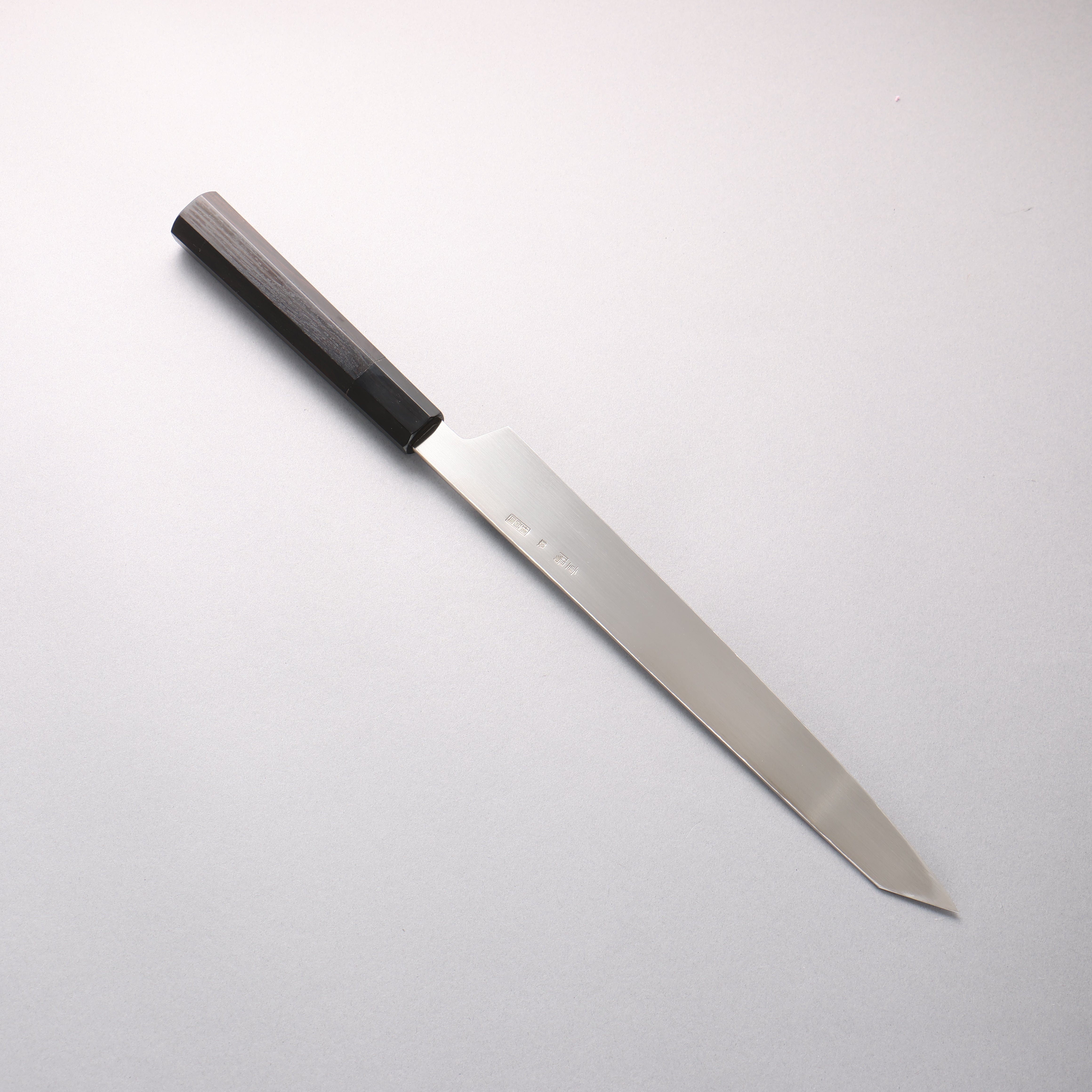 Choyo Silver Steel No.3 Migaki Kiritsuke Yanagiba 270mm Ebony Wood & Black Water Buffalo Horn Handle - Seisuke Knife