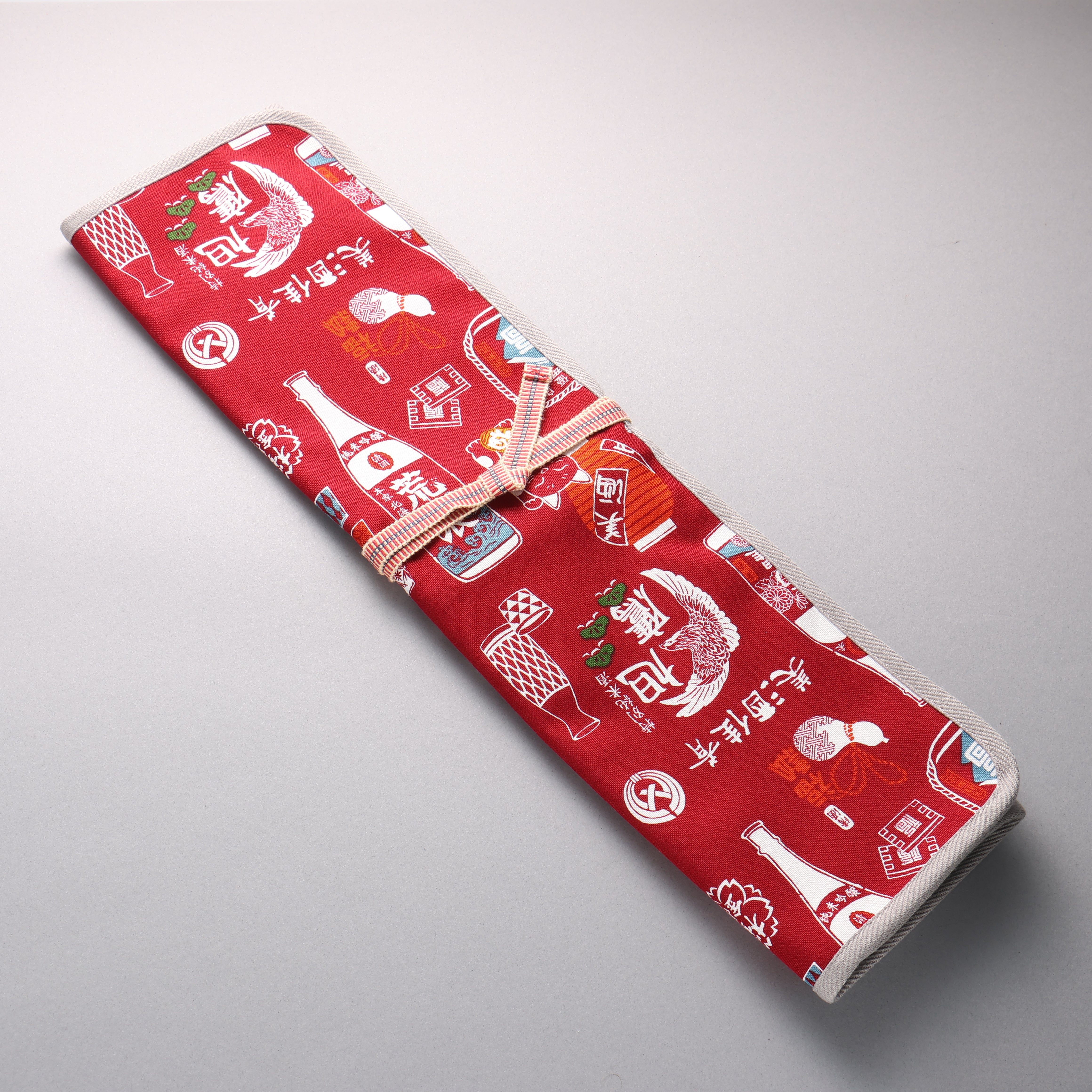 Prendre Knife roll with 5 pockets Cloth Denim 430mm x 510mm