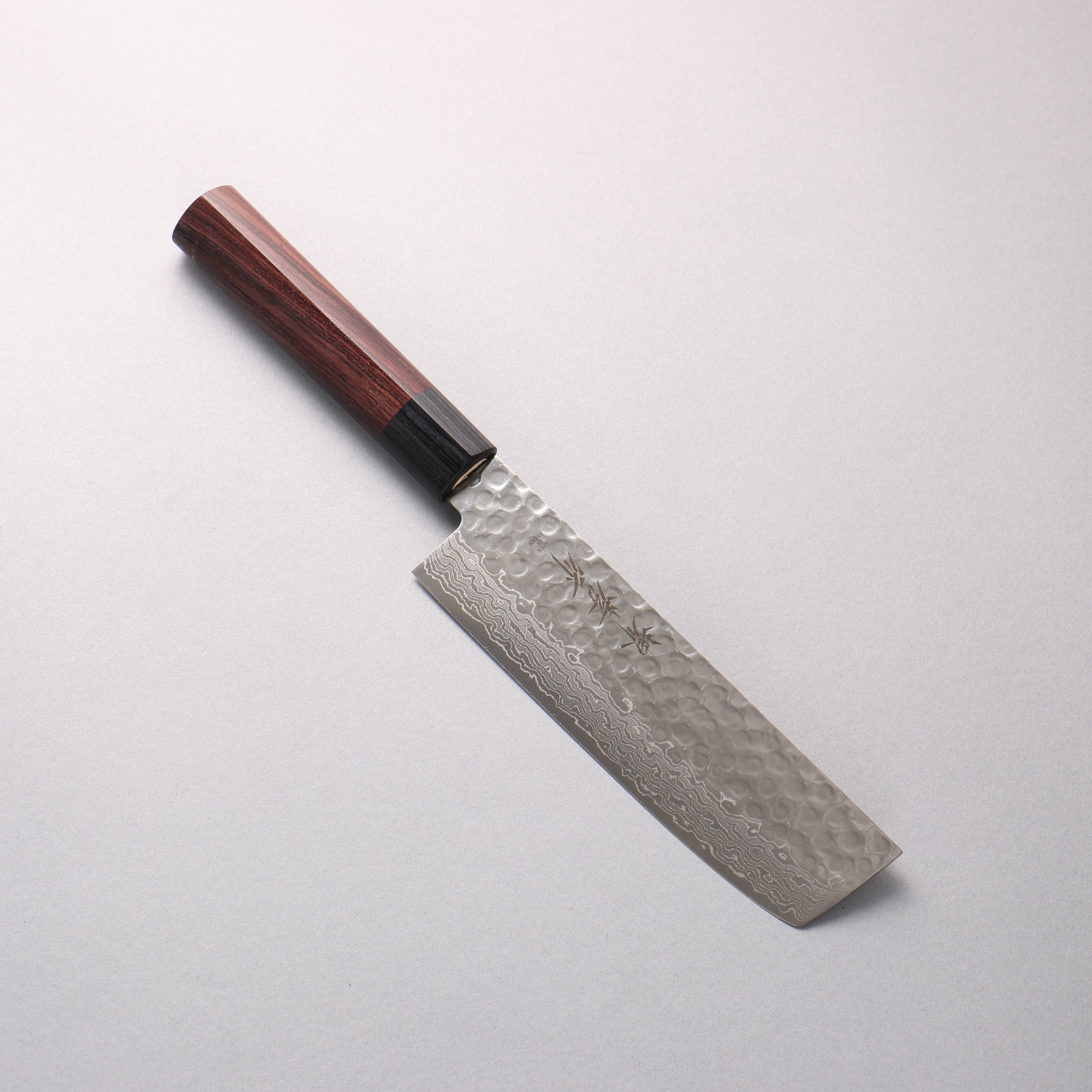 Sakai Takayuki 45 Layer Damascus Nakiri 160mm with Shitan Handle - Seisuke Knife