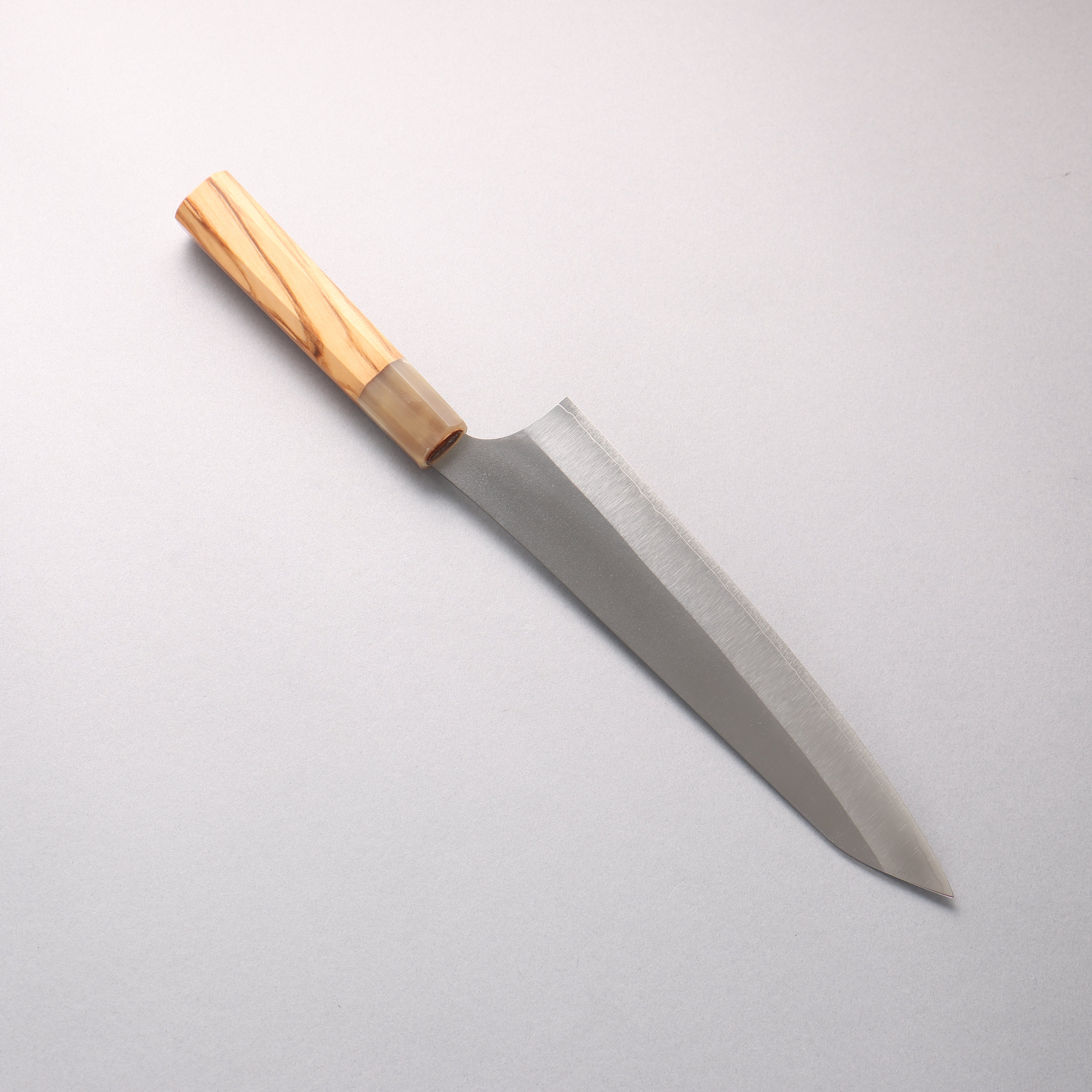 Yu Kurosaki New Gekko VG-XEOS Gyuto 210mm Olive Tree (ferrule: White Water Buffalo Horn) Handle