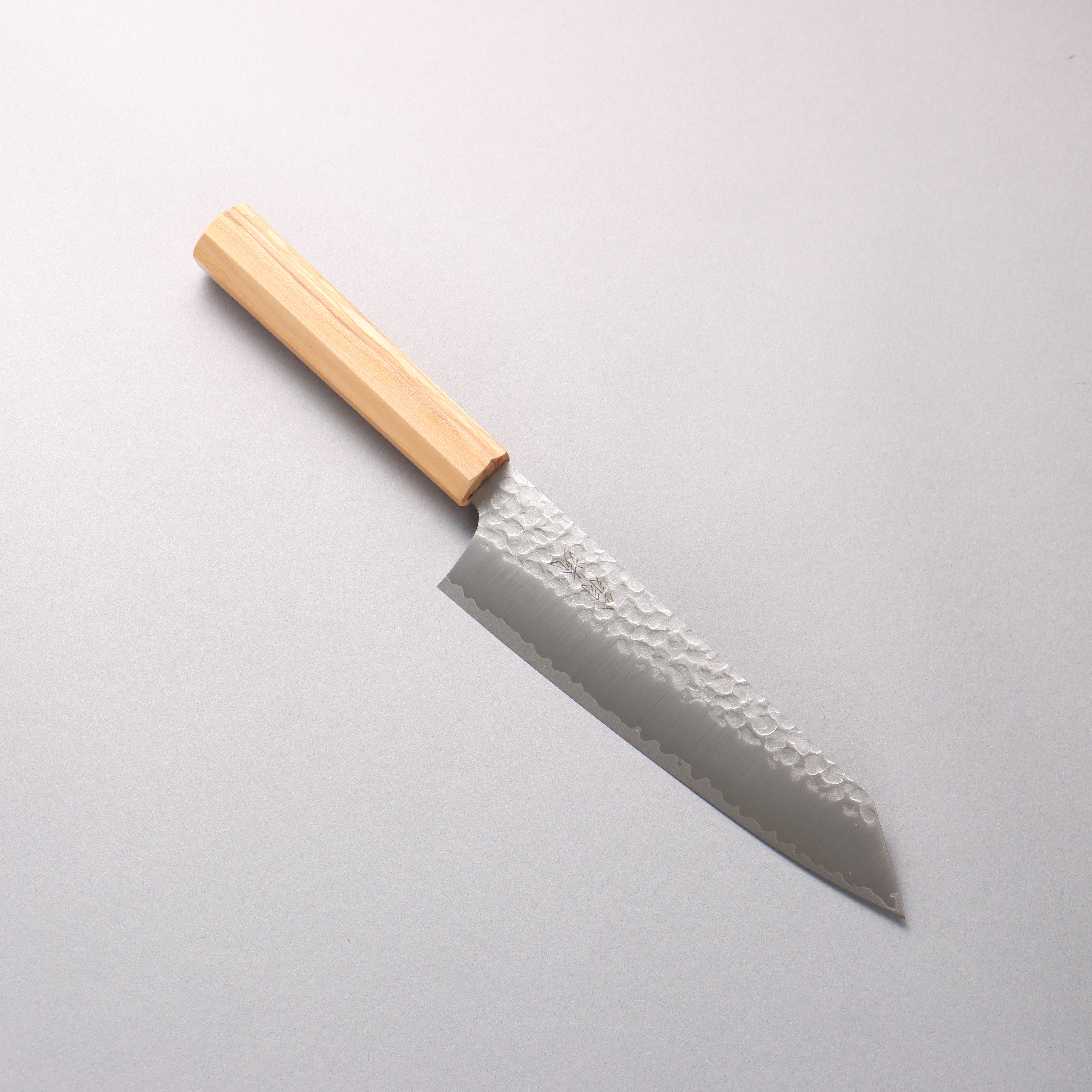 Oul VG10 Hammered Kiritsuke Gyuto 180mm Olive tree Handle - Seisuke Knife