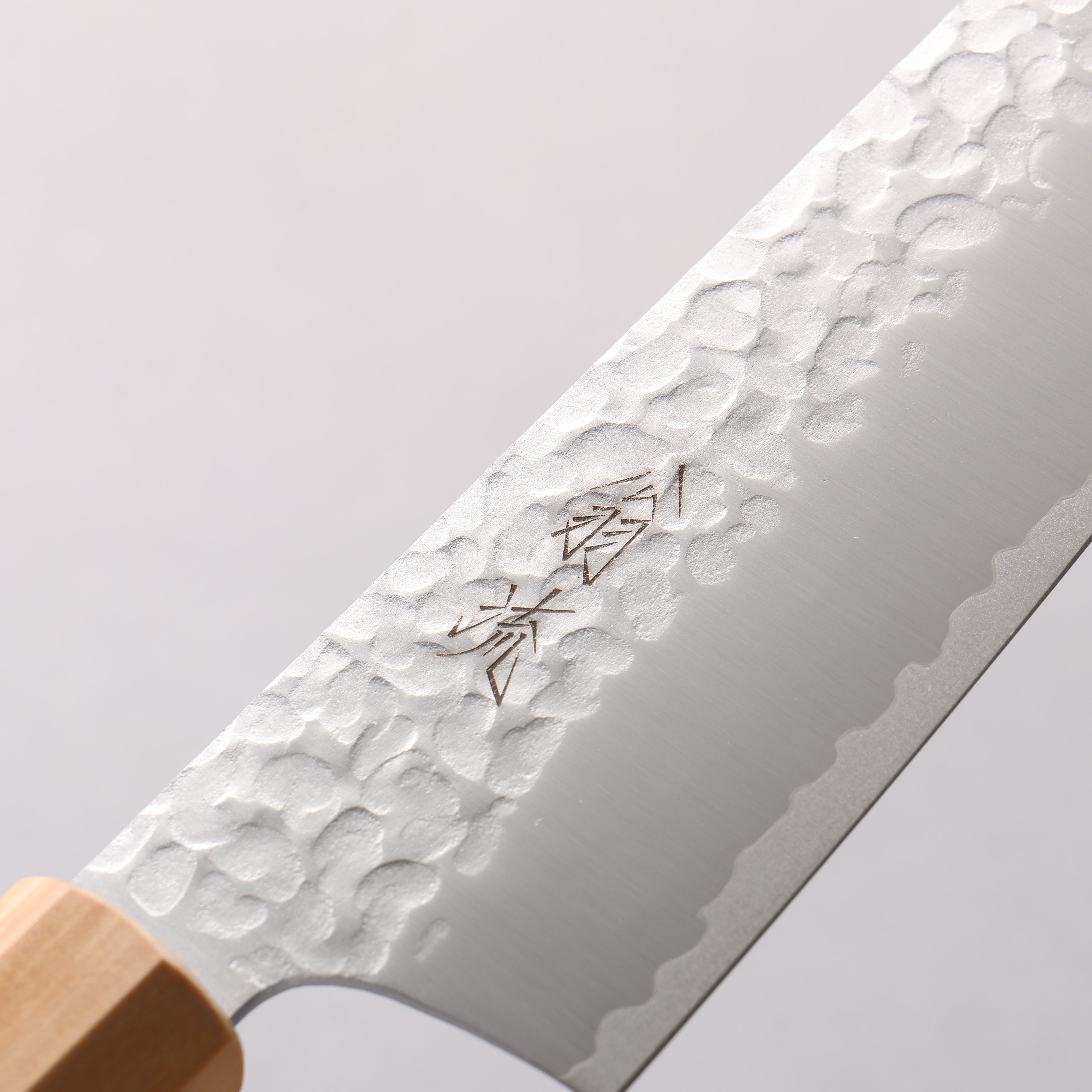 Oul VG10 Hammered Kiritsuke Gyuto 180mm Olive tree Handle - Seisuke Knife