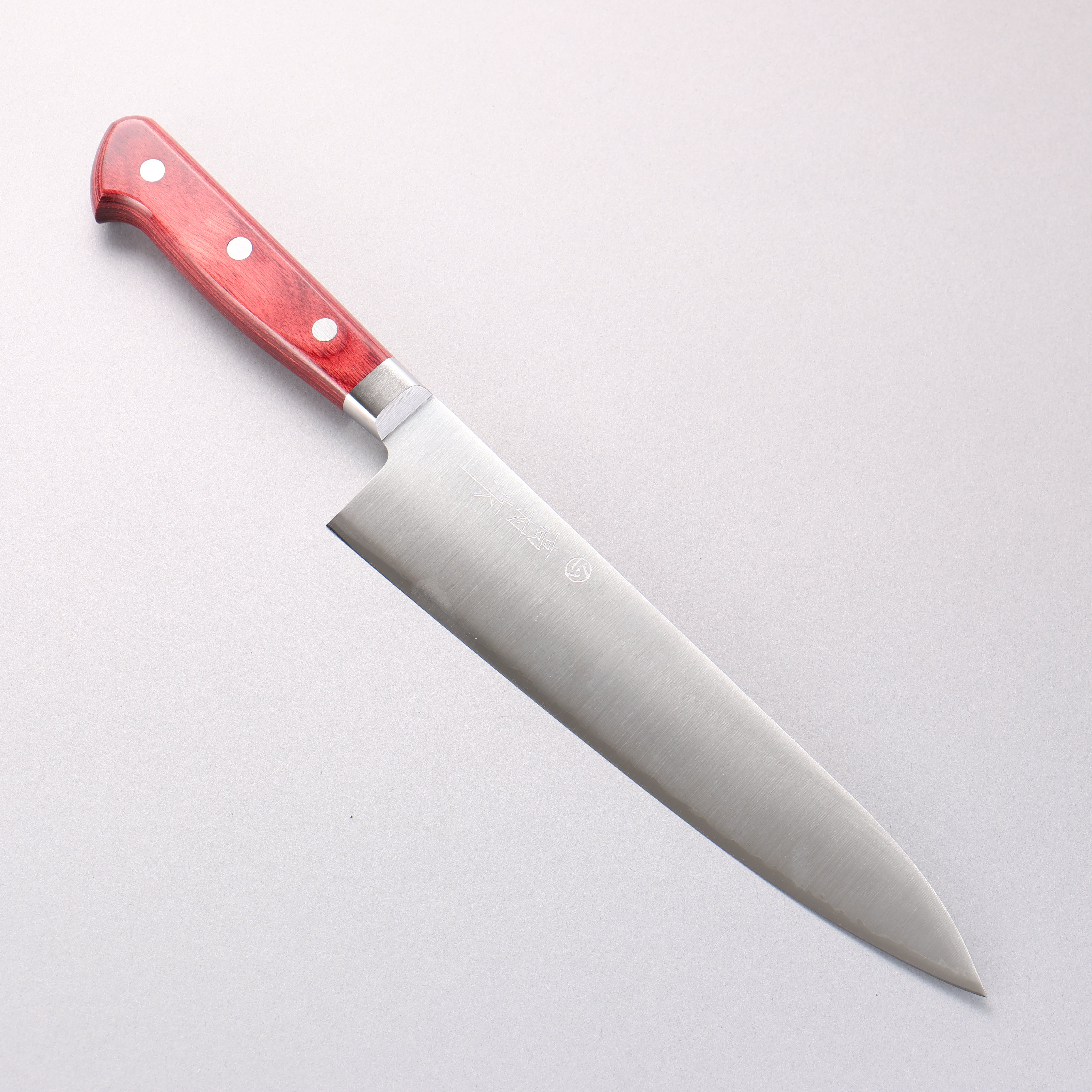 Takamura Knives SG2 Gyuto 210mm with Red Pakkawood Handle - Seisuke Knife