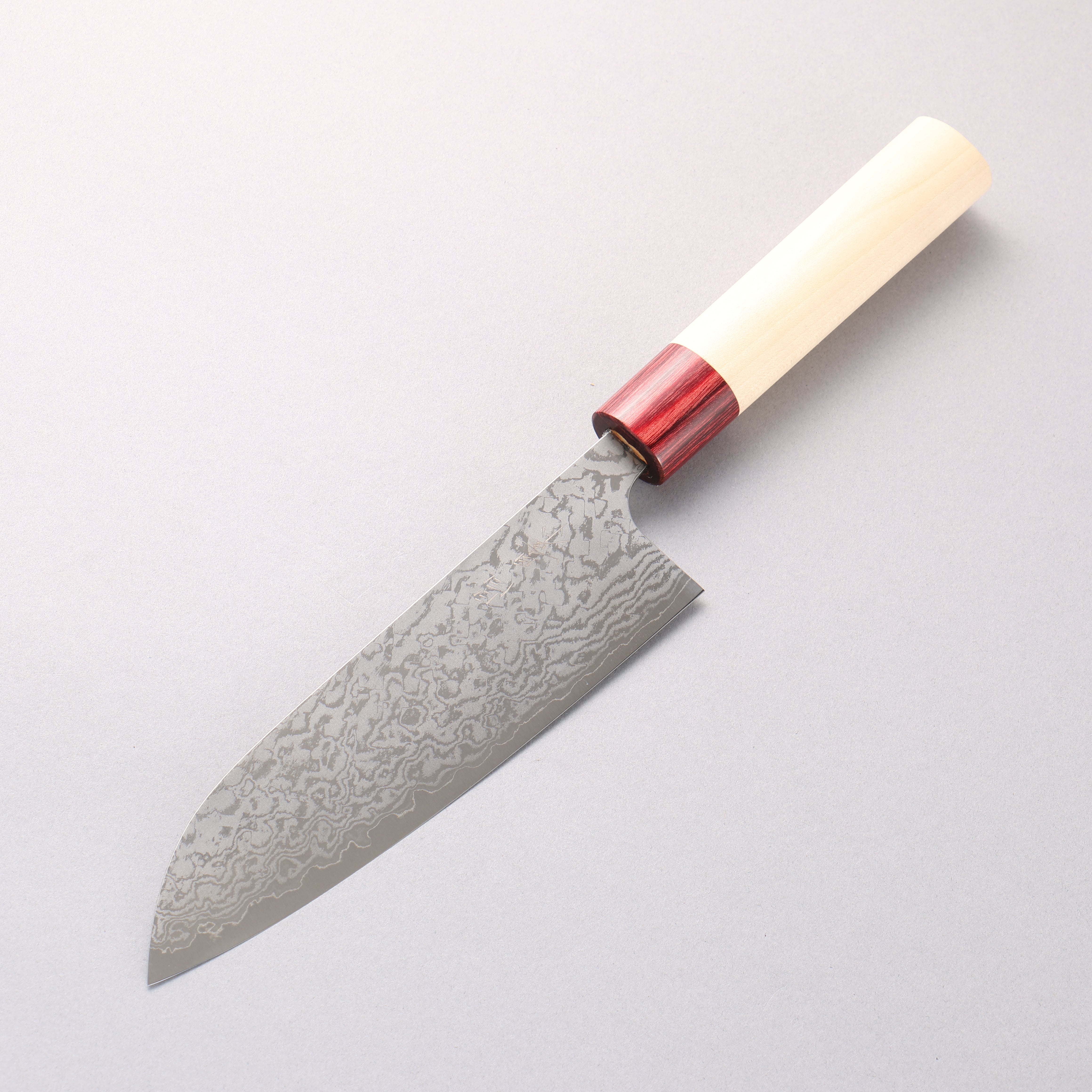 Masakage Kiri VG10 Damascus Santoku 170mm Magnolia Handle - Seisuke Knife