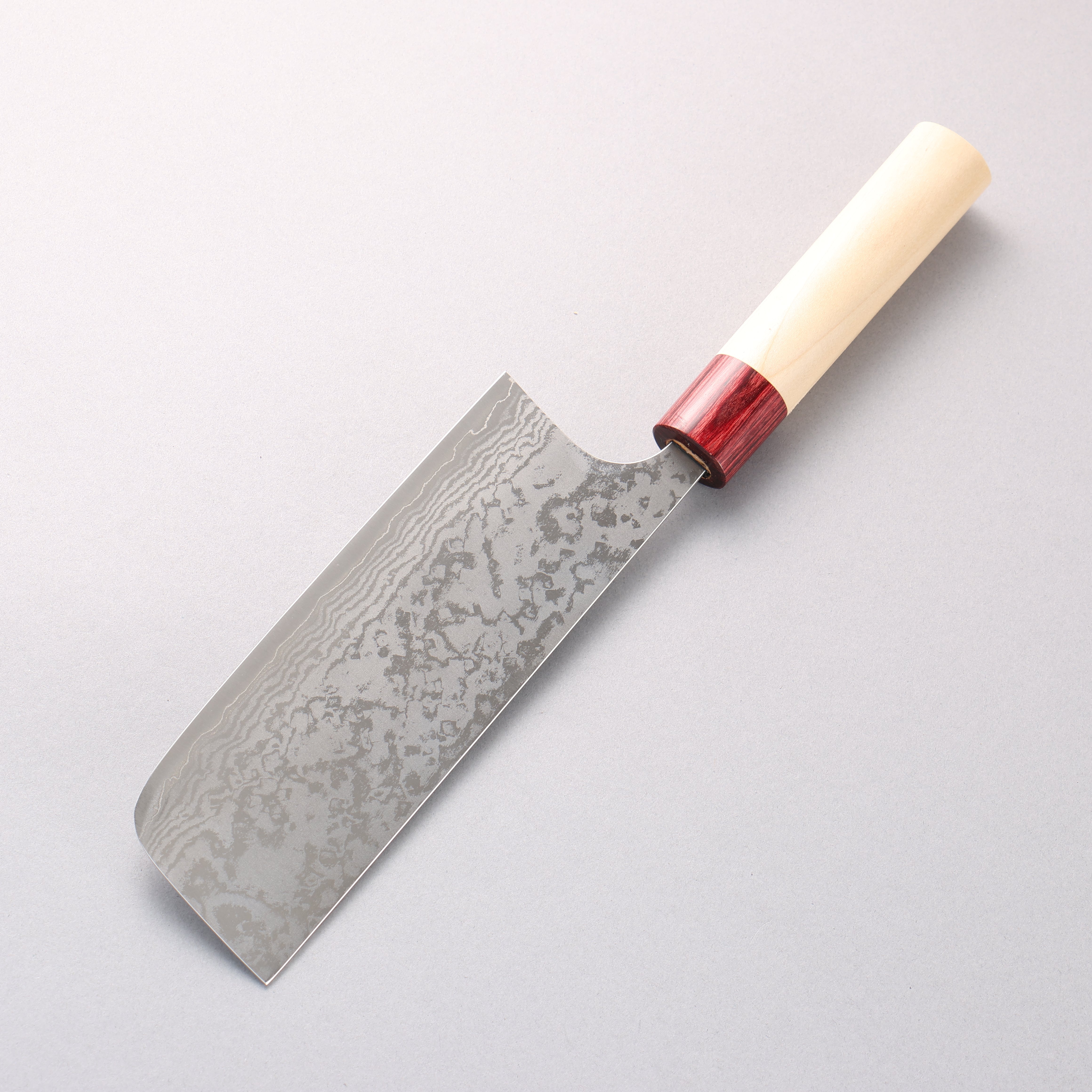 Masakage Kiri VG10 Damascus Nakiri 170mm Magnolia Handle - Seisuke Knife