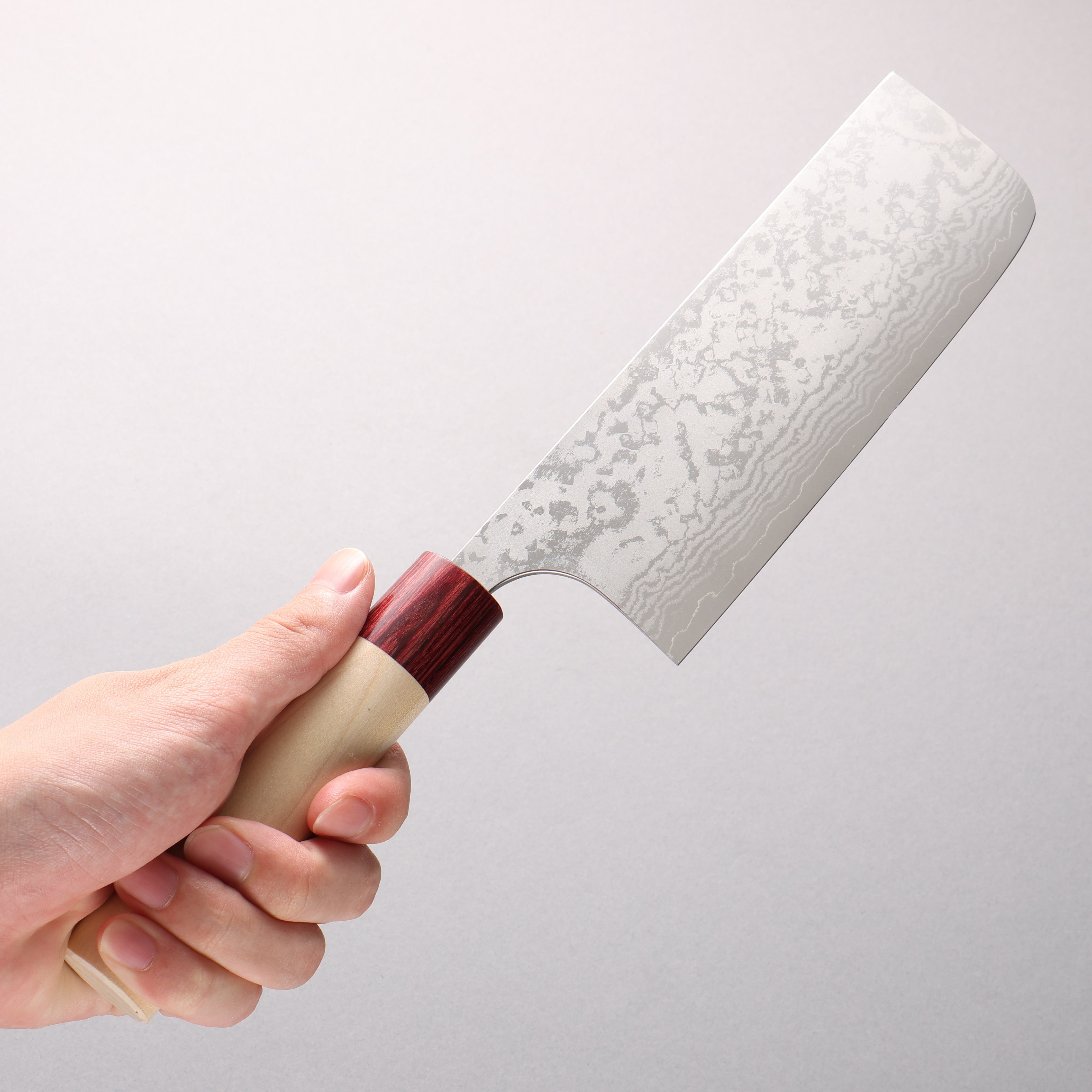 Masakage Kiri VG10 Damascus Nakiri 170mm Magnolia Handle - Seisuke Knife