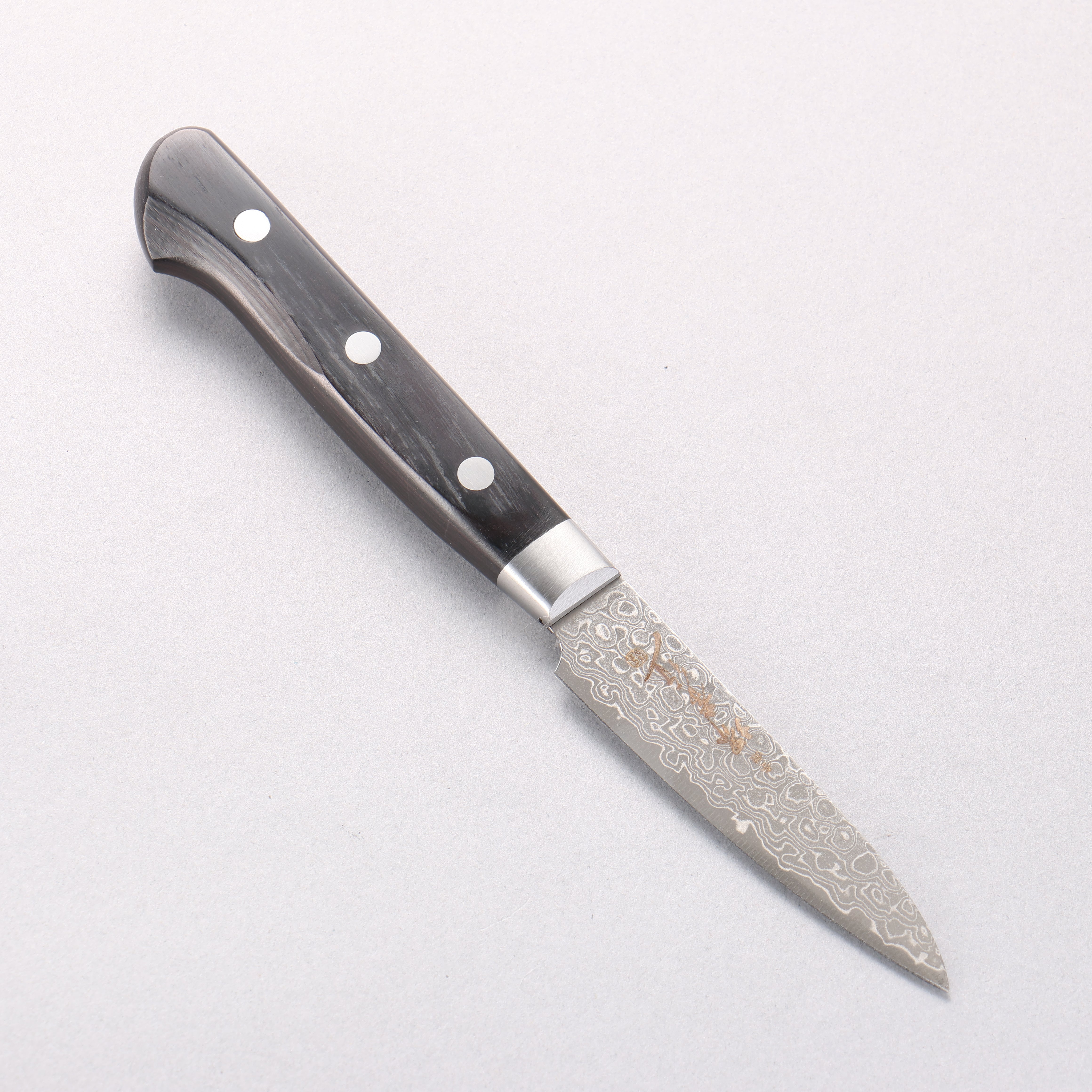 Sakai Takayuki AUS10 45 Layer Mirrored Damascus Petty-Utility 80mm - Seisuke Knife