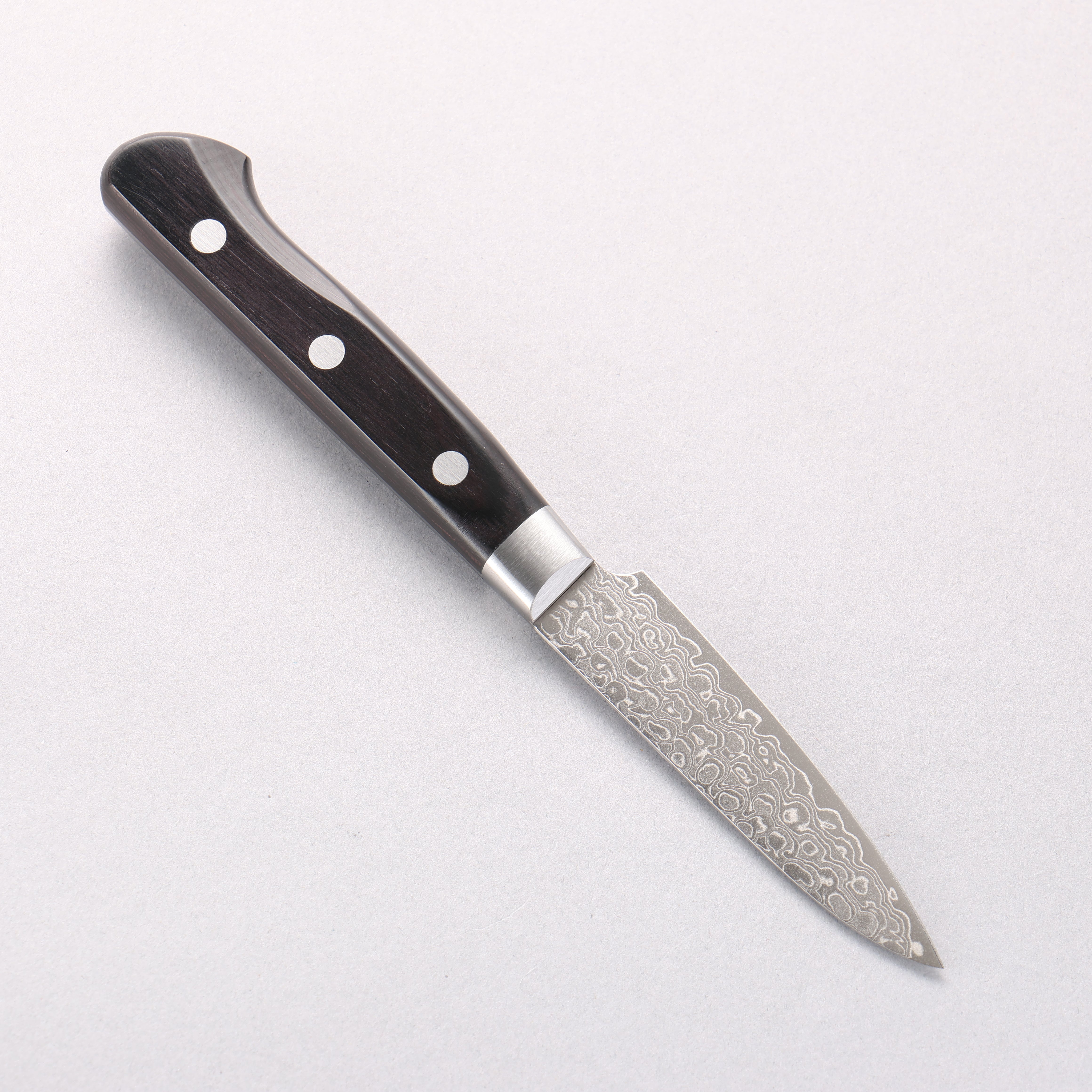 Sakai Takayuki AUS10 45 Layer Mirrored Damascus Petty-Utility 80mm - Seisuke Knife
