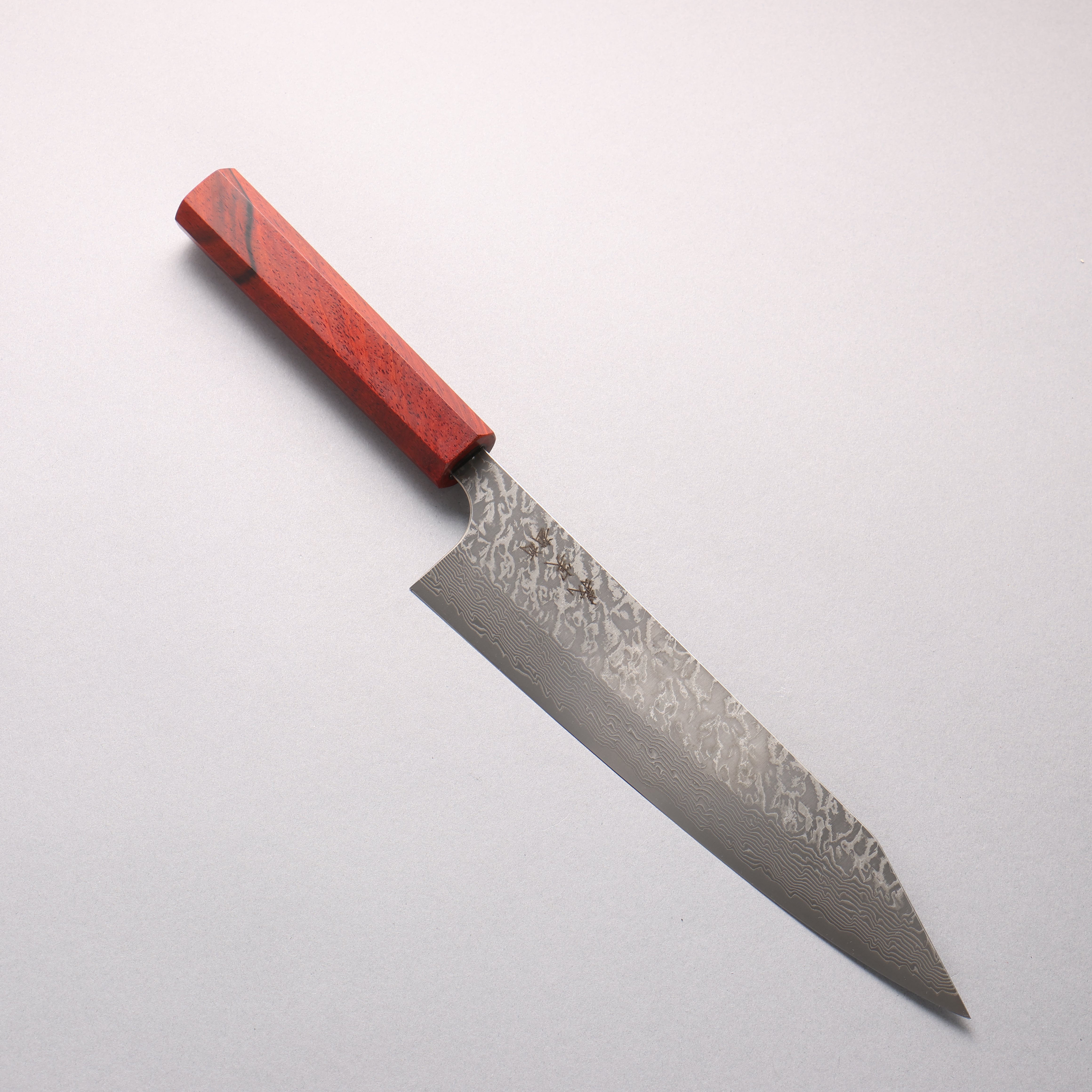 Yoshimi Kato VG10 Black Damascus Kiritsuke Gyuto 210mm Cocobolo Handle