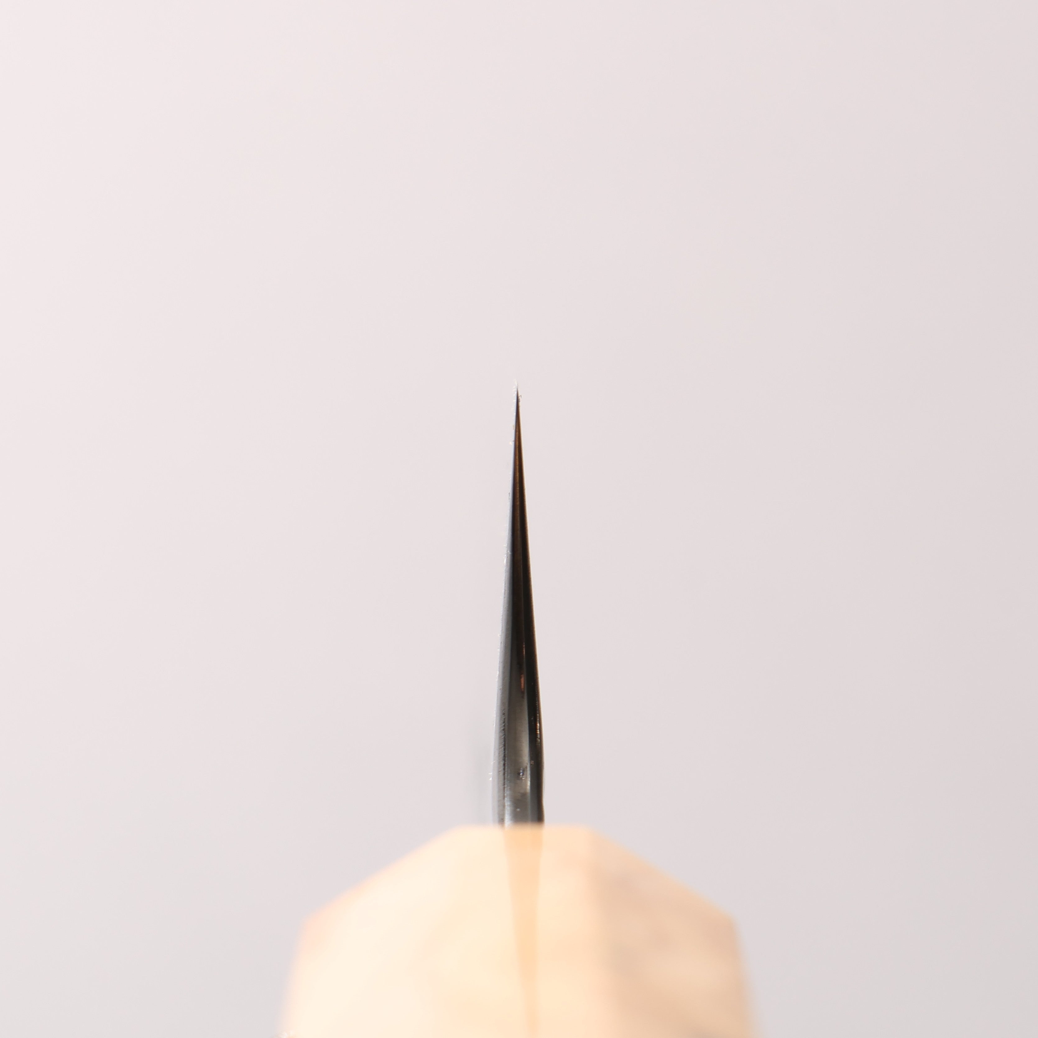 Yoshimi Kato Minamo II VG-XEOS Hammered Damascus Kiritsuke Petty-Utility 120mm Olive Tree and Black Resin Handle
