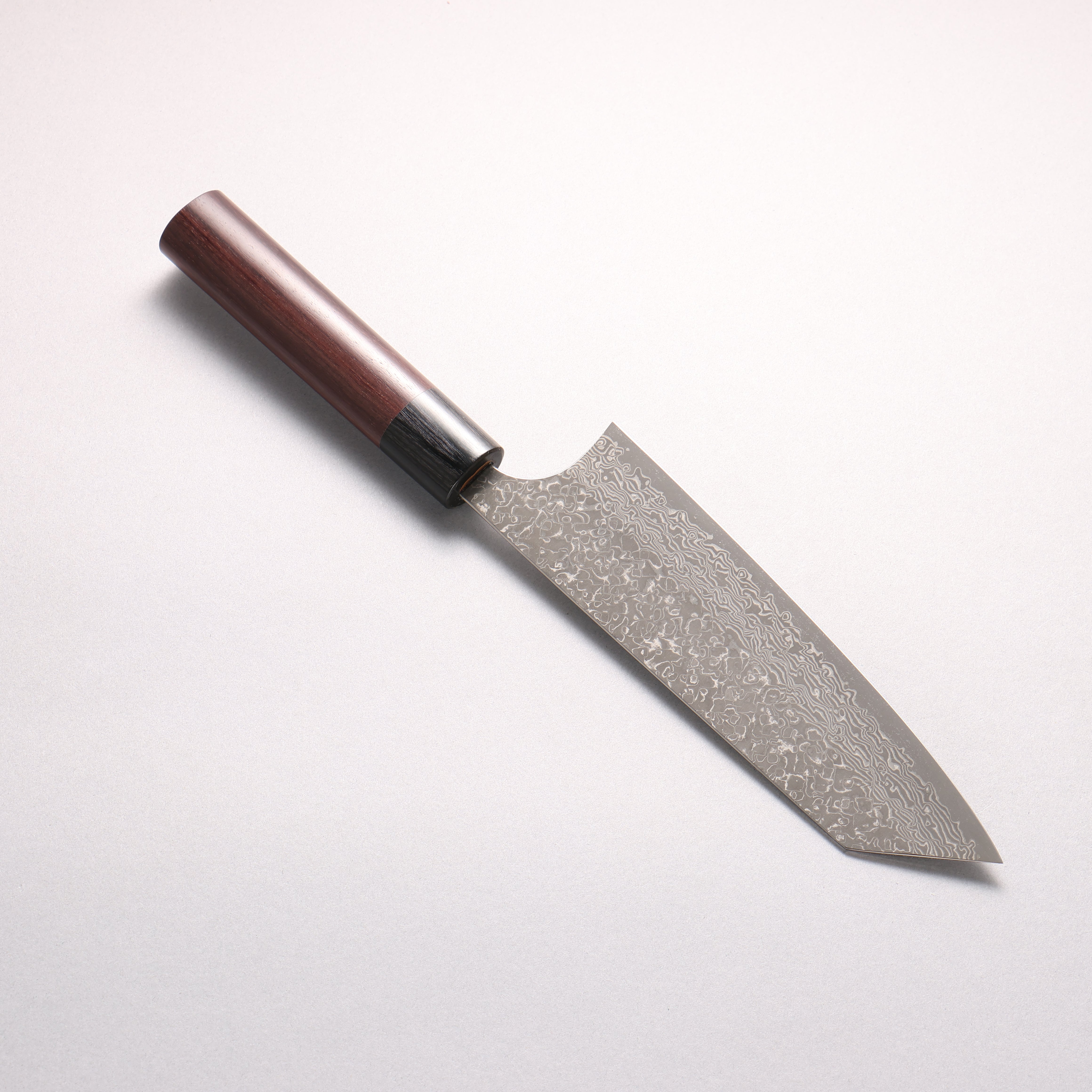 Yoshimi Kato VG10 Black Damascus Bunka 170mm Rosewood (ferrule: Black Pakka wood) Maru Handle