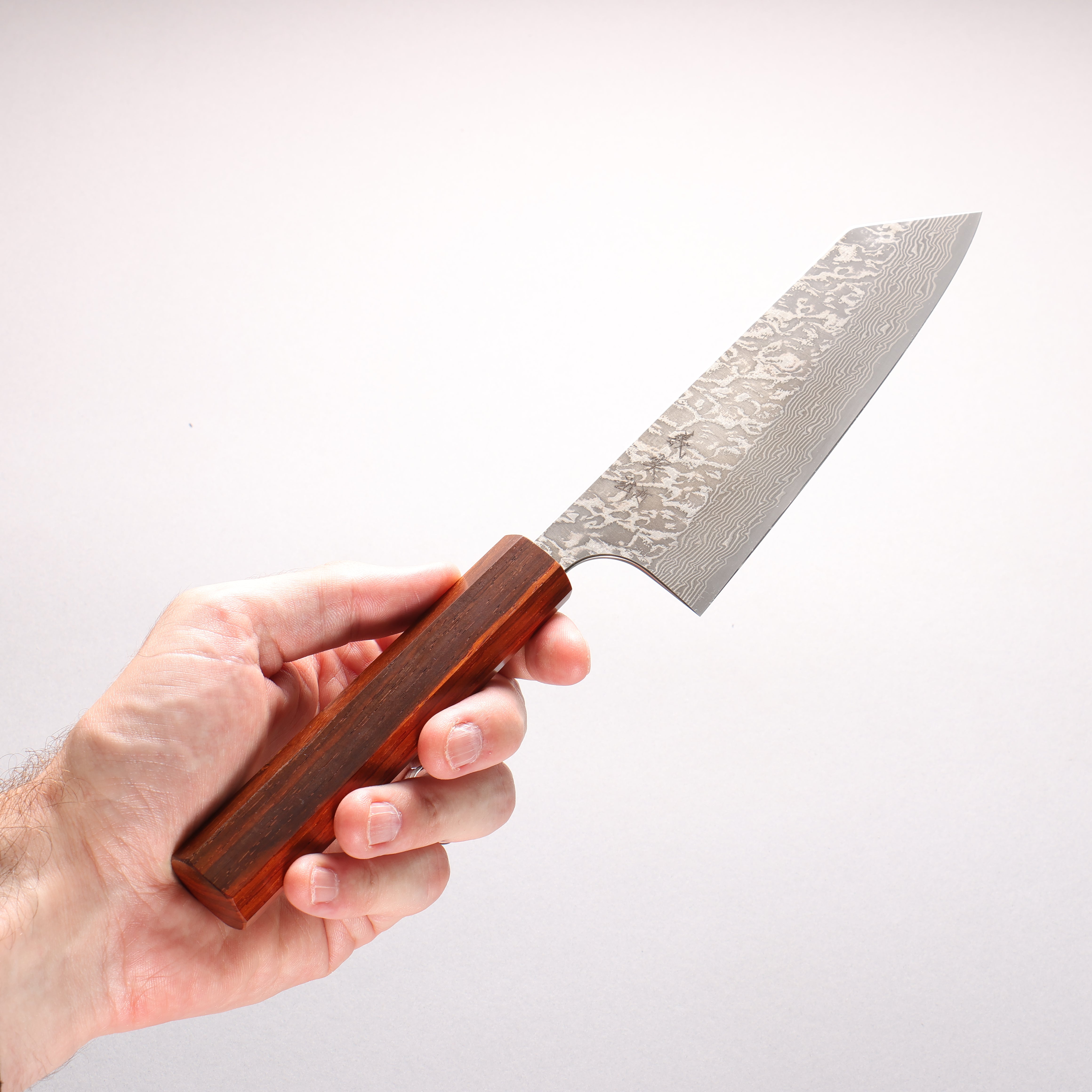 Yoshimi Kato VG10 Black Damascus Bunka 170mm Cocobolo Handle