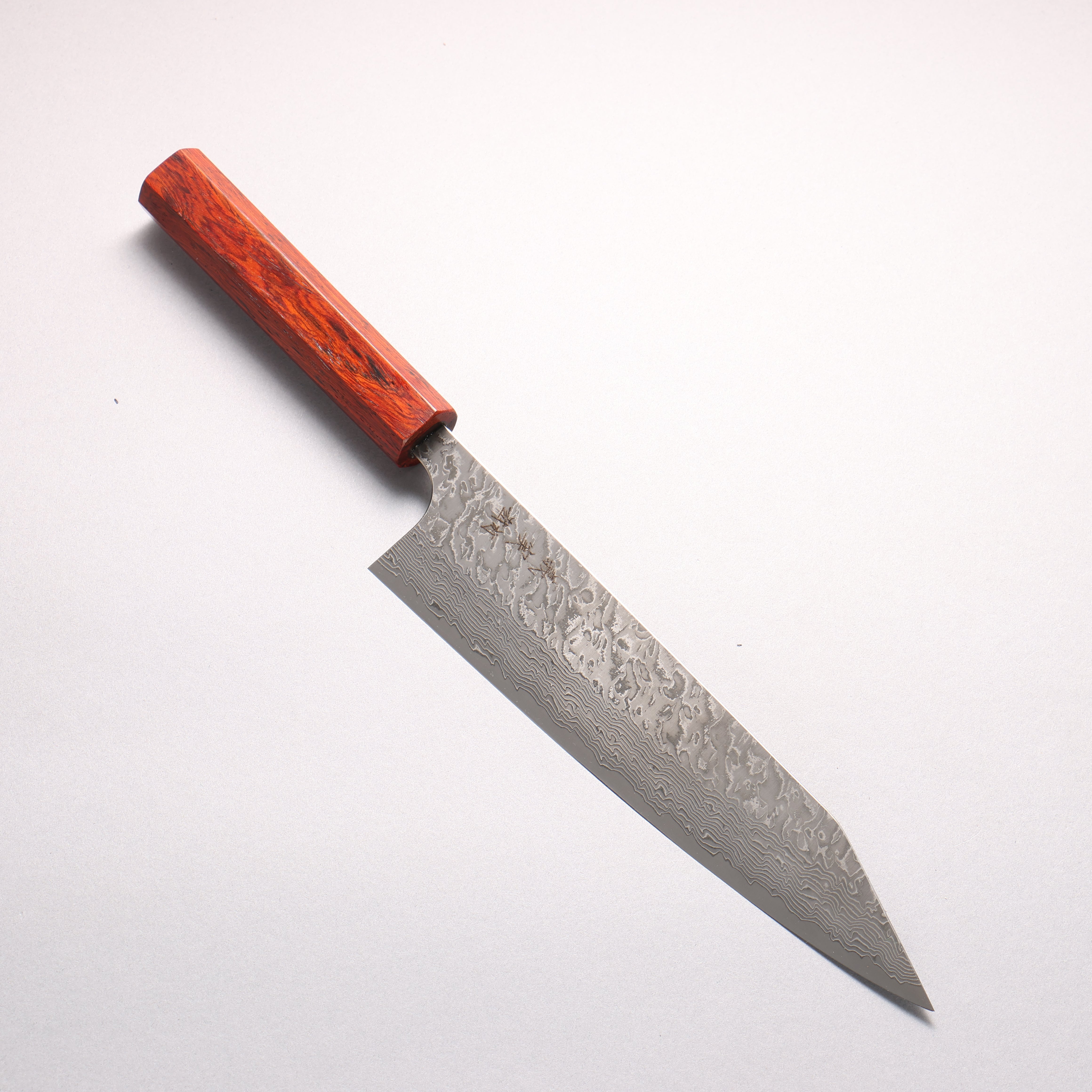 Yoshimi Kato VG10 Black Damascus Gyuto 210mm Cocobolo Handle