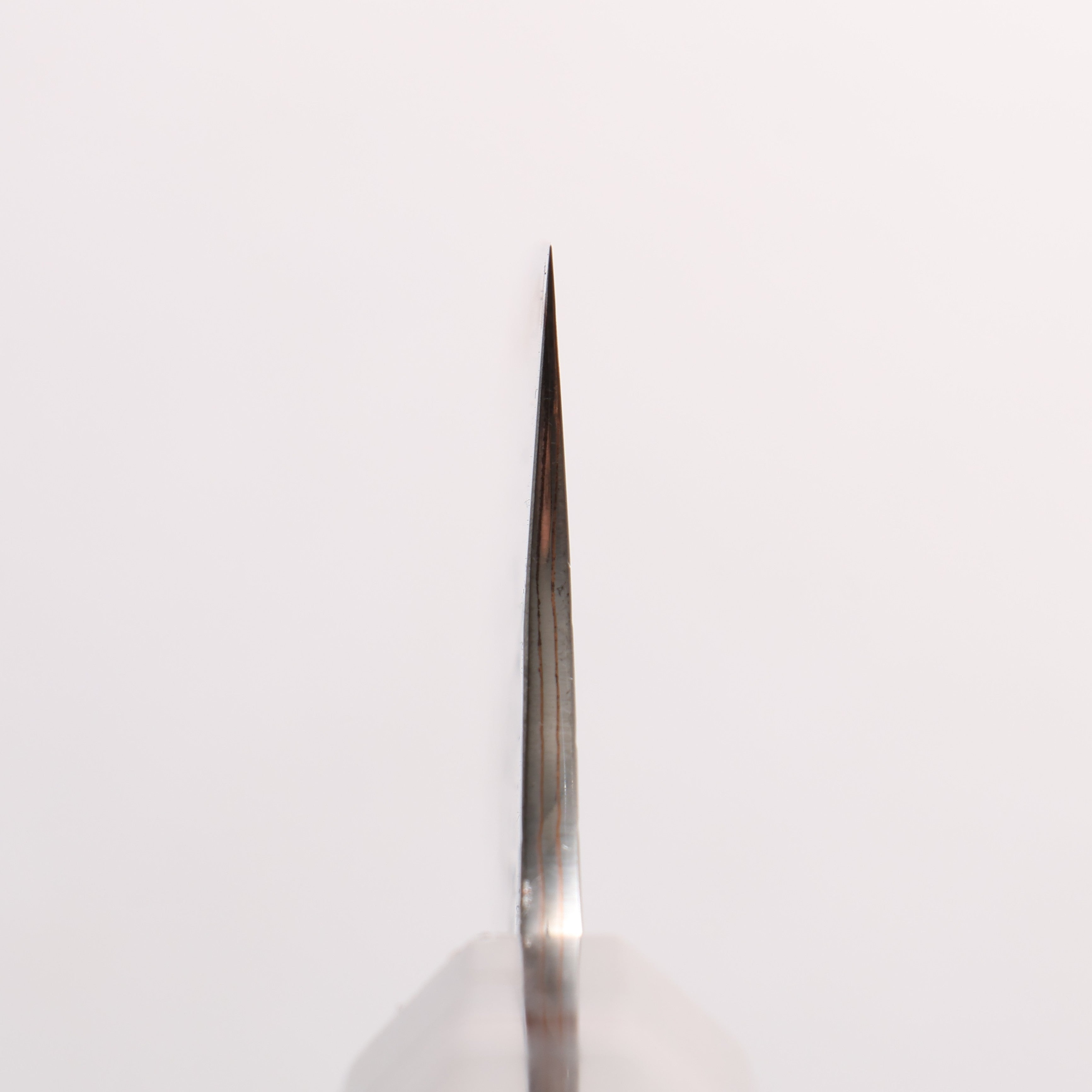 Yu Kurosaki Raijin VG10w Hammered Copper Layered Small Bunka 150mm Ebony Wood (with Pink Gold Colored Resin and Silver Ring) Handle
