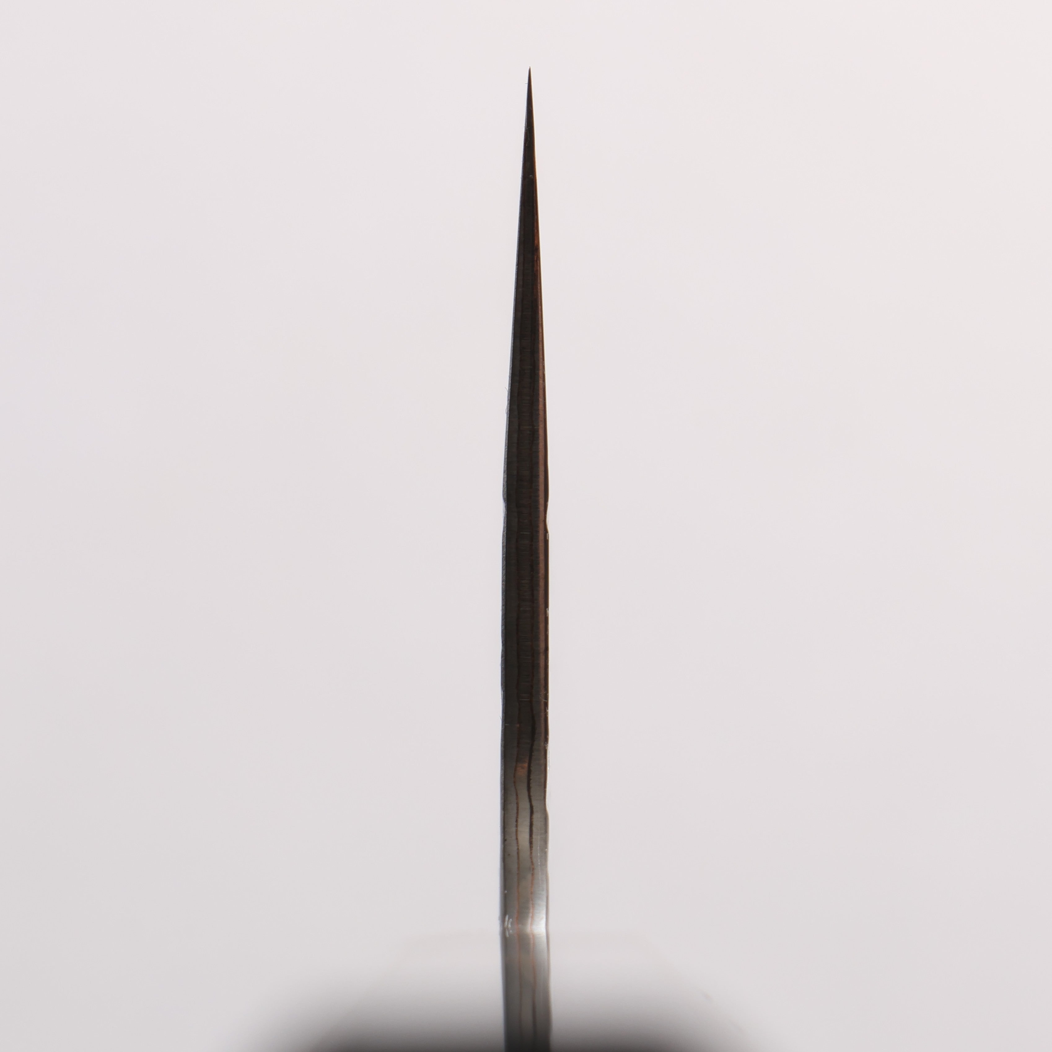 Yu Kurosaki Raijin VG10w Hammered Copper Layered Nakiri 165mm Ebony Wood (with Pink Gold Colored Resin and Silver Ring) Handle