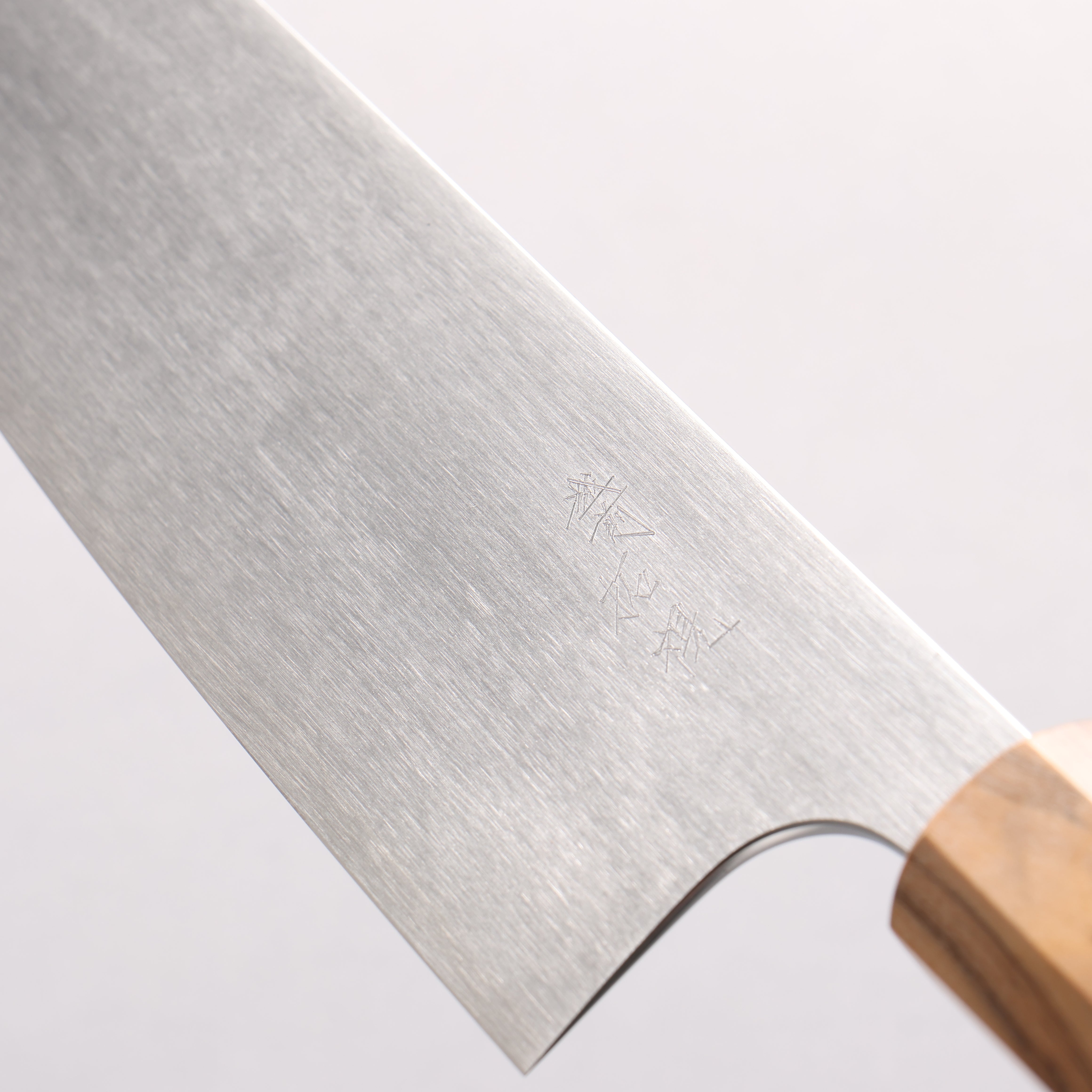 Anryu Suiran VG10 Migaki Finished Santoku 170mm Olive Tree (Turquoise Ring) Handle