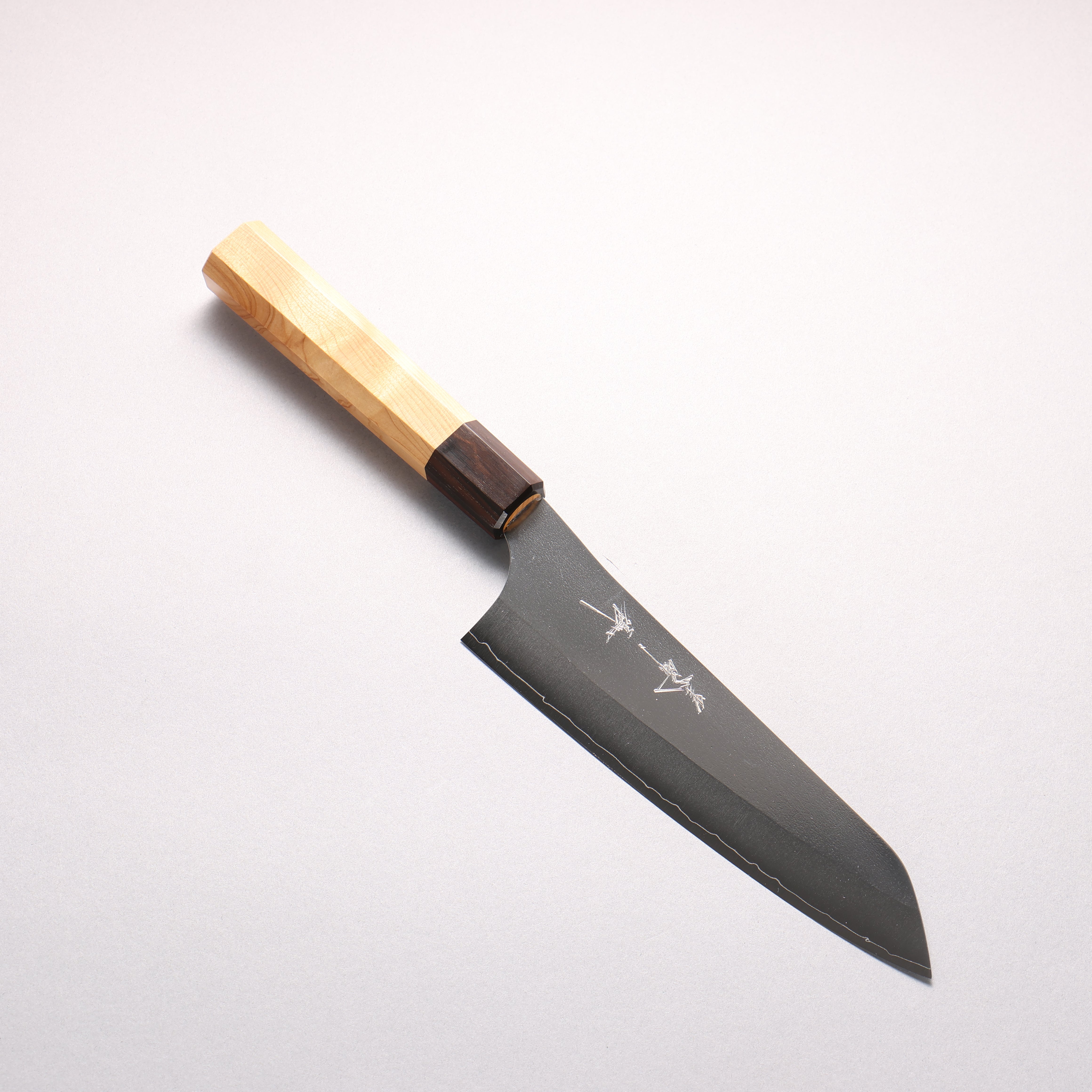 Yu Kurosaki Gekko VG-XEOS Bunka 170mm Aomori Hiba (Ferrule: Brown) Handle