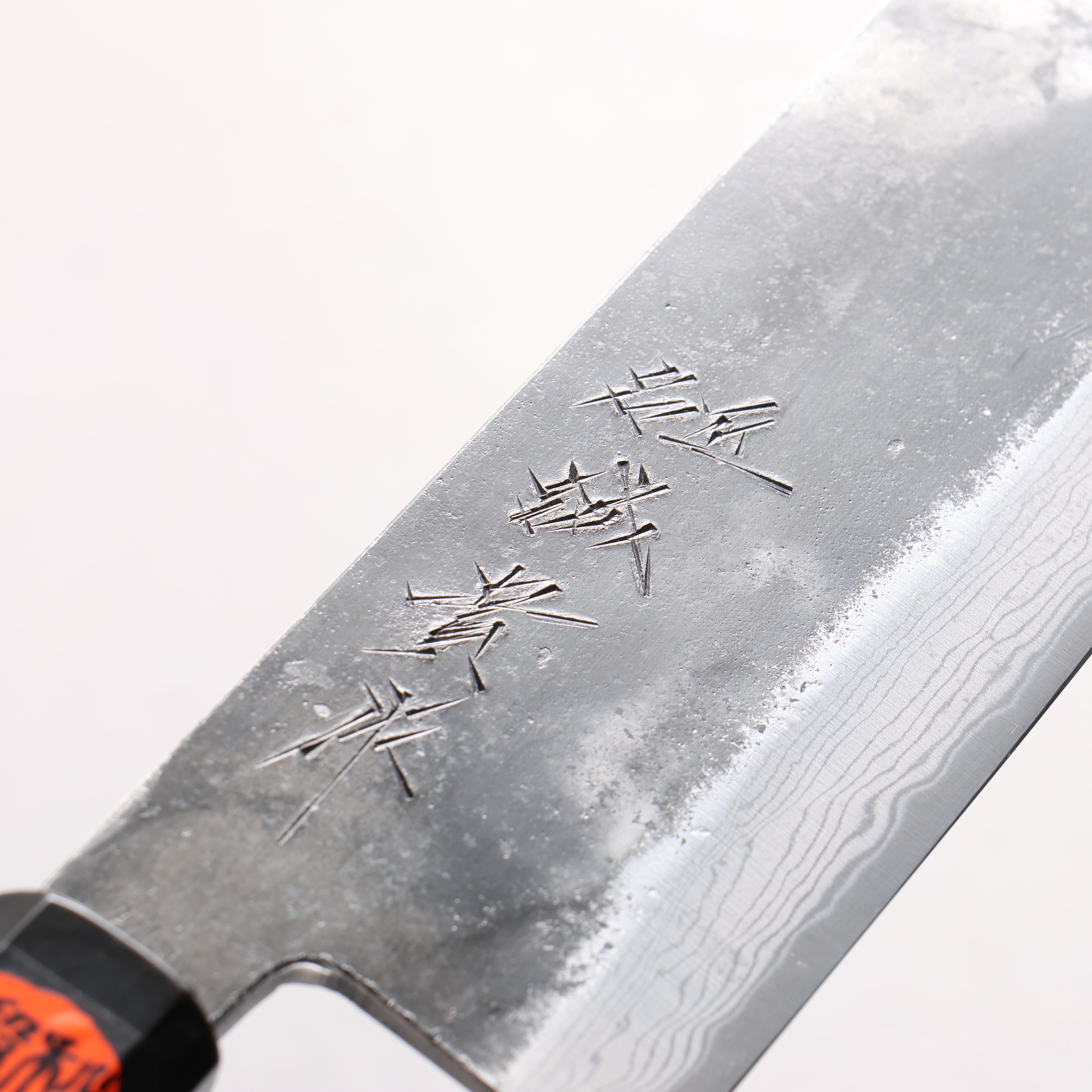 Shigeki Tanaka TEKKA Blue Steel No.2 Kurouchi Damascus Nakiri 165mm Walnut Handle