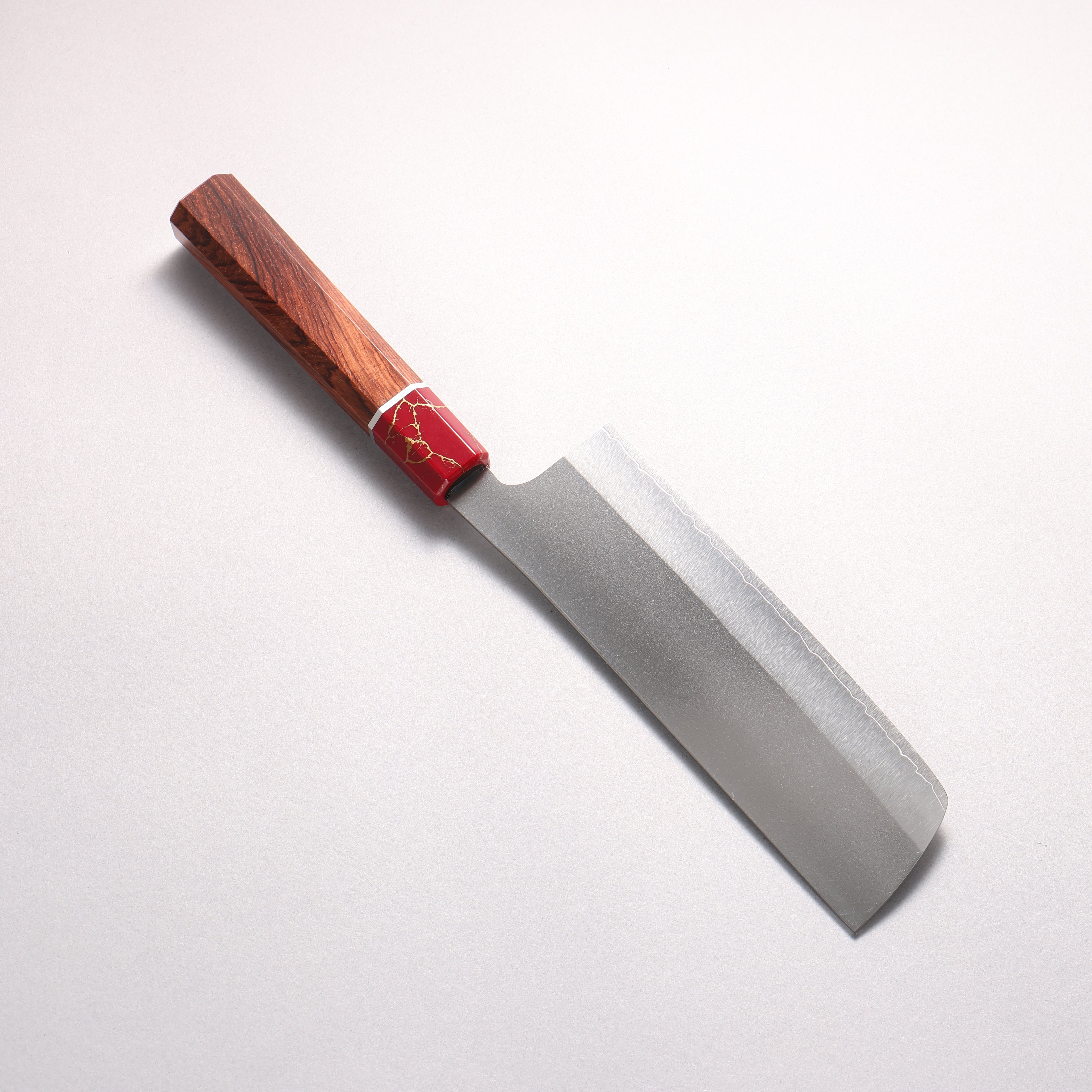 Yu Kurosaki Gekko VG-XEOS Nakiri 165mm Rosewood (Ferrule: Red Turquoise) Handle