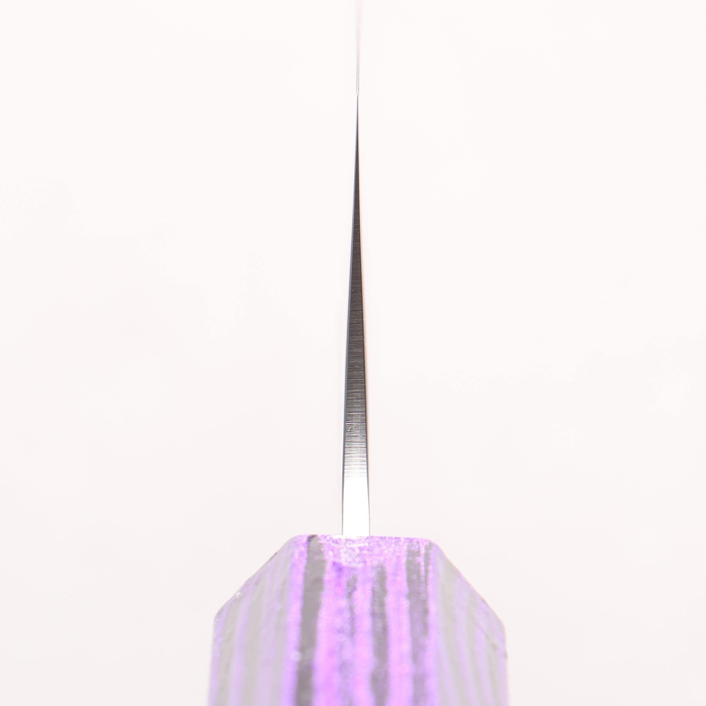 Sakai Takayuki Saikou VG10 Nashiji Kengata Gyuto 190mm Brilliant Purple Lacquer Color Handle