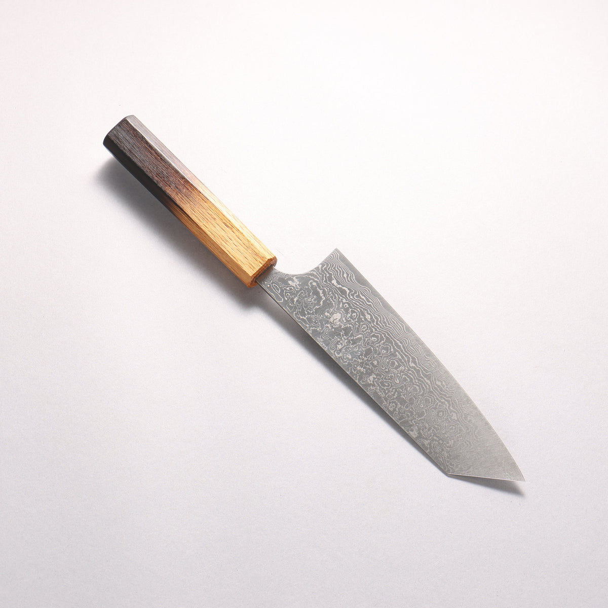 Anryu VG10 Migaki Finished Damascus Bunka 165mm Burnt Oak Handle - Seisuke Knife
