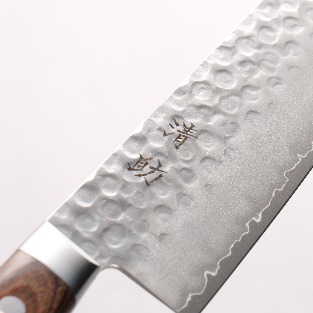 Seisuke VG10 Hammered Gyuto 210mm Zebrawood Handle - Seisuke Knife
