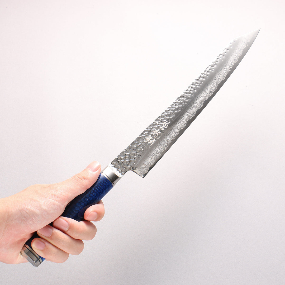 Ryusen Souryurin VG10w 67 Layer Damascus Hammered Sujihiki 260mm Polyurethane Handle