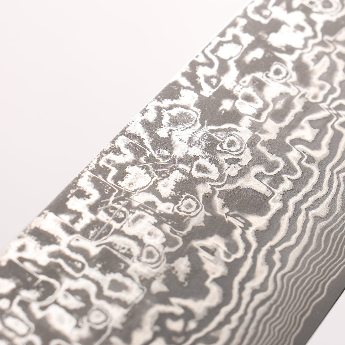 Takeshi Saji SG2 Black Damascus Gyuto 240mm Pink Marble Acrylic Handle