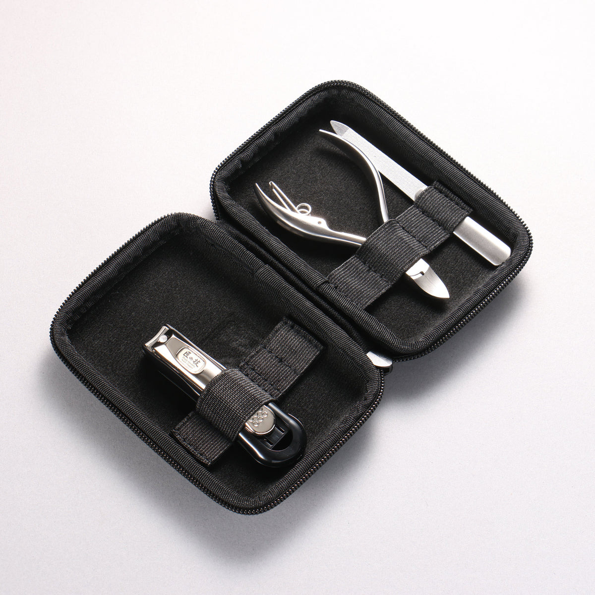 3-Piece Grooming Kit Stainless Steel Nipper type Nail Clipper