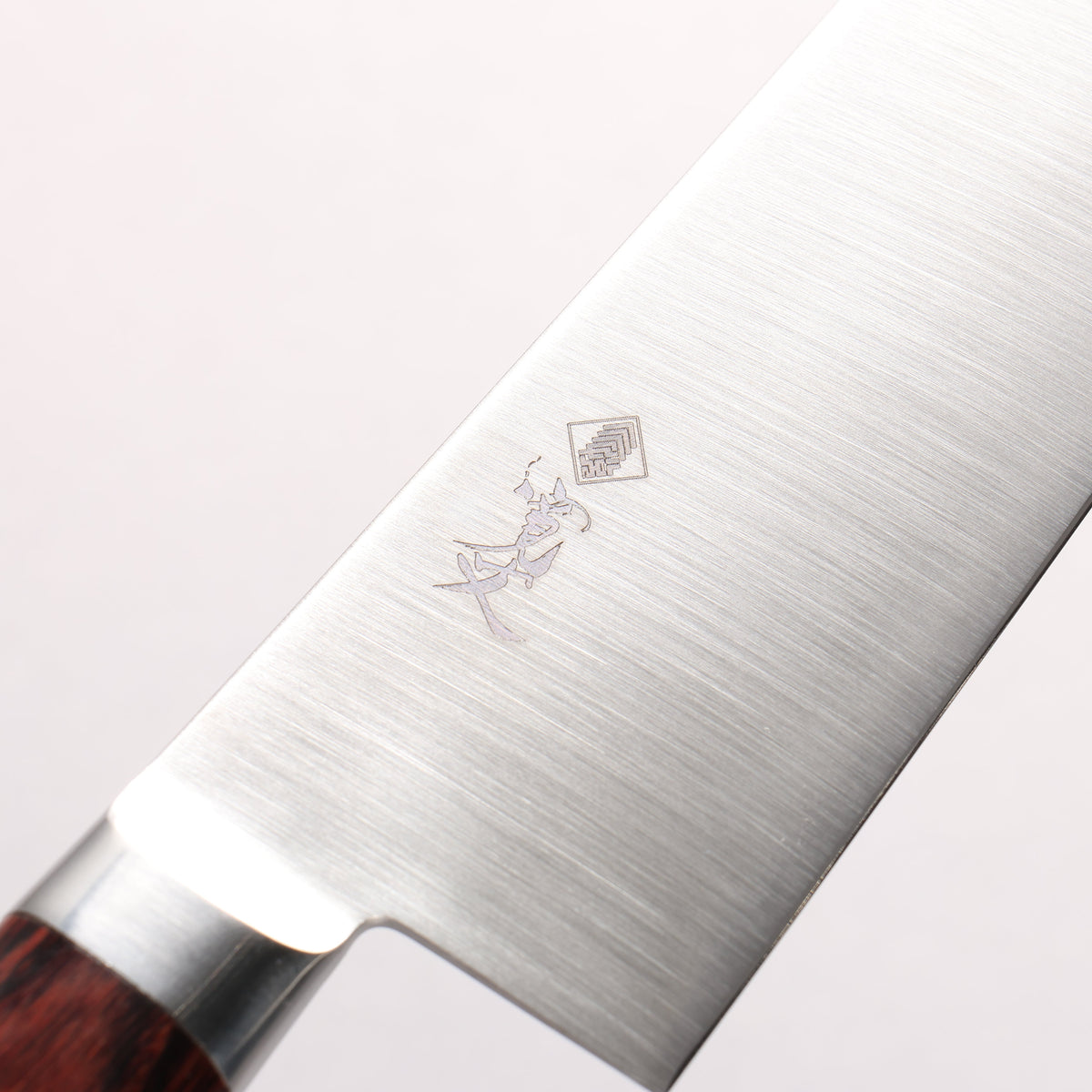 Kanjyo VG10 Kiritsuke Gyuto 210mm Mahogany Pakka wood Handle - Seisuke Knife