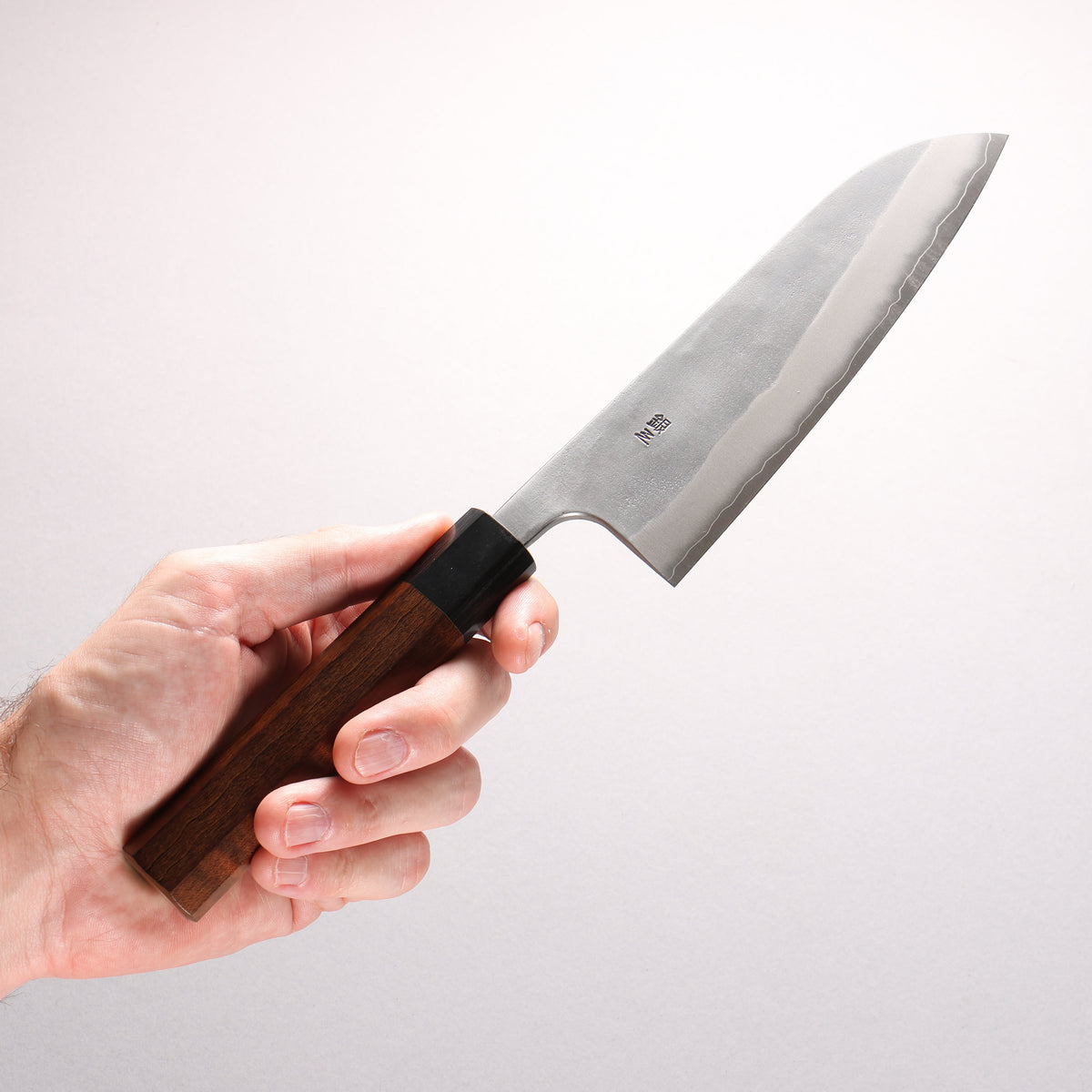 Nao Yamamoto Silver Steel No.3 Nashiji Santoku 165mm Maple Handle - Seisuke Knife