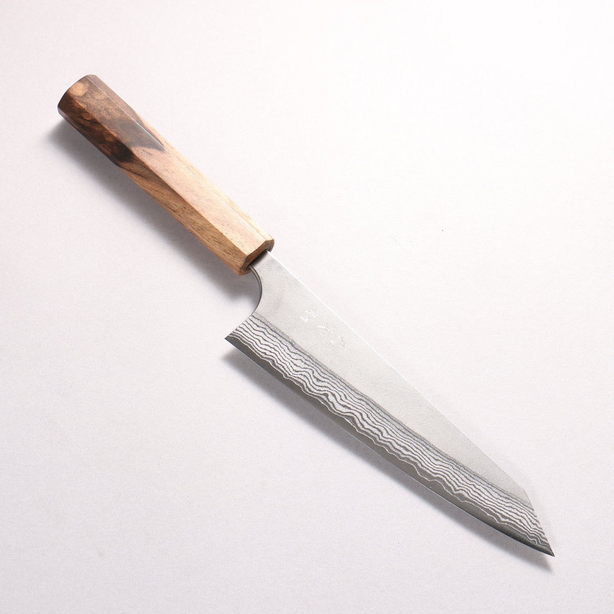 Yoshimi Kato VG10 Nashiji Honesuki Boning 185mm Black And White Ebony Wood Handle