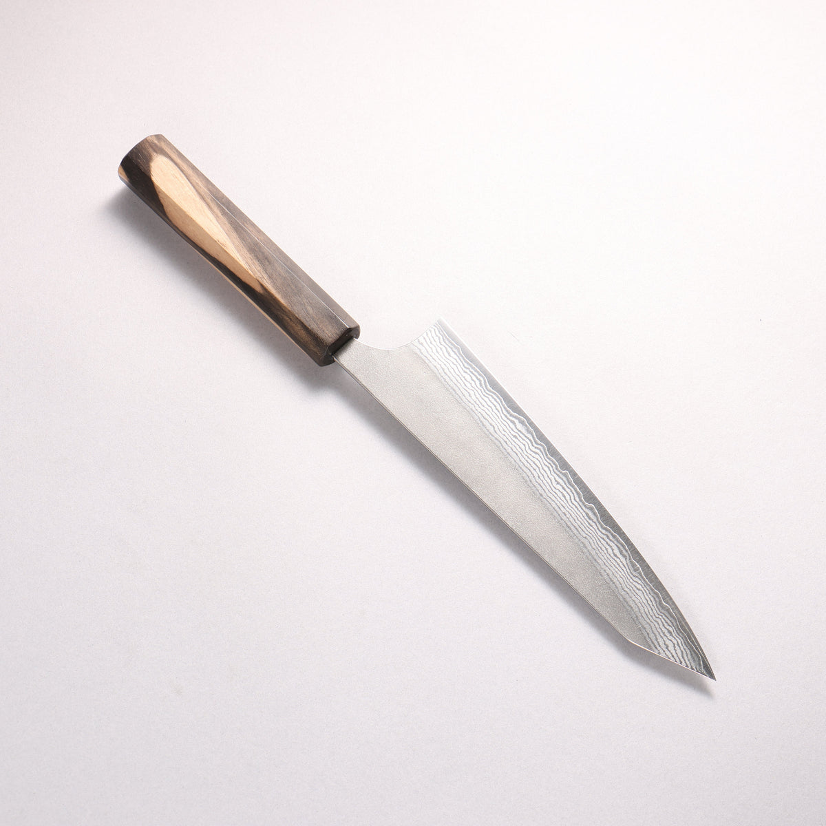 Yoshimi Kato VG10 Nashiji Honesuki Boning 190mm Black And White Ebony Wood Handle