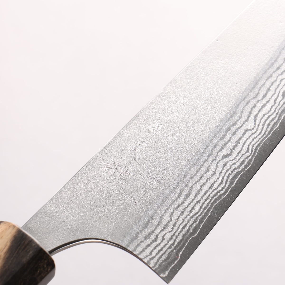 Yoshimi Kato VG10 Nashiji Honesuki Boning 190mm Black And White Ebony Wood Handle