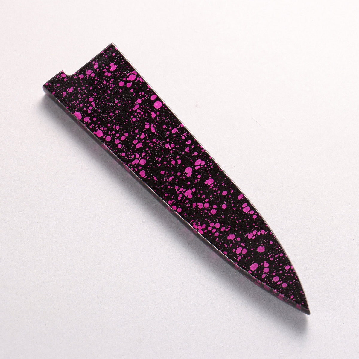 Takeshi Saji SPG STRIX Damascus Petty-Utility 130mm Black and Pink Urethane Coating Handle with Sheath