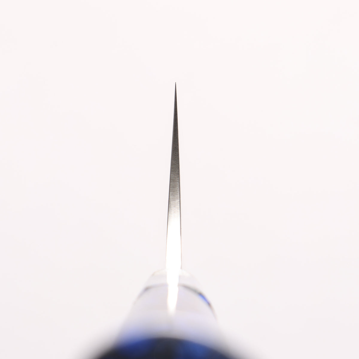 Takeshi Saji SPG STRIX Damascus Gyuto 210mm Black and Blue Urethane Coating Handle with Sheath