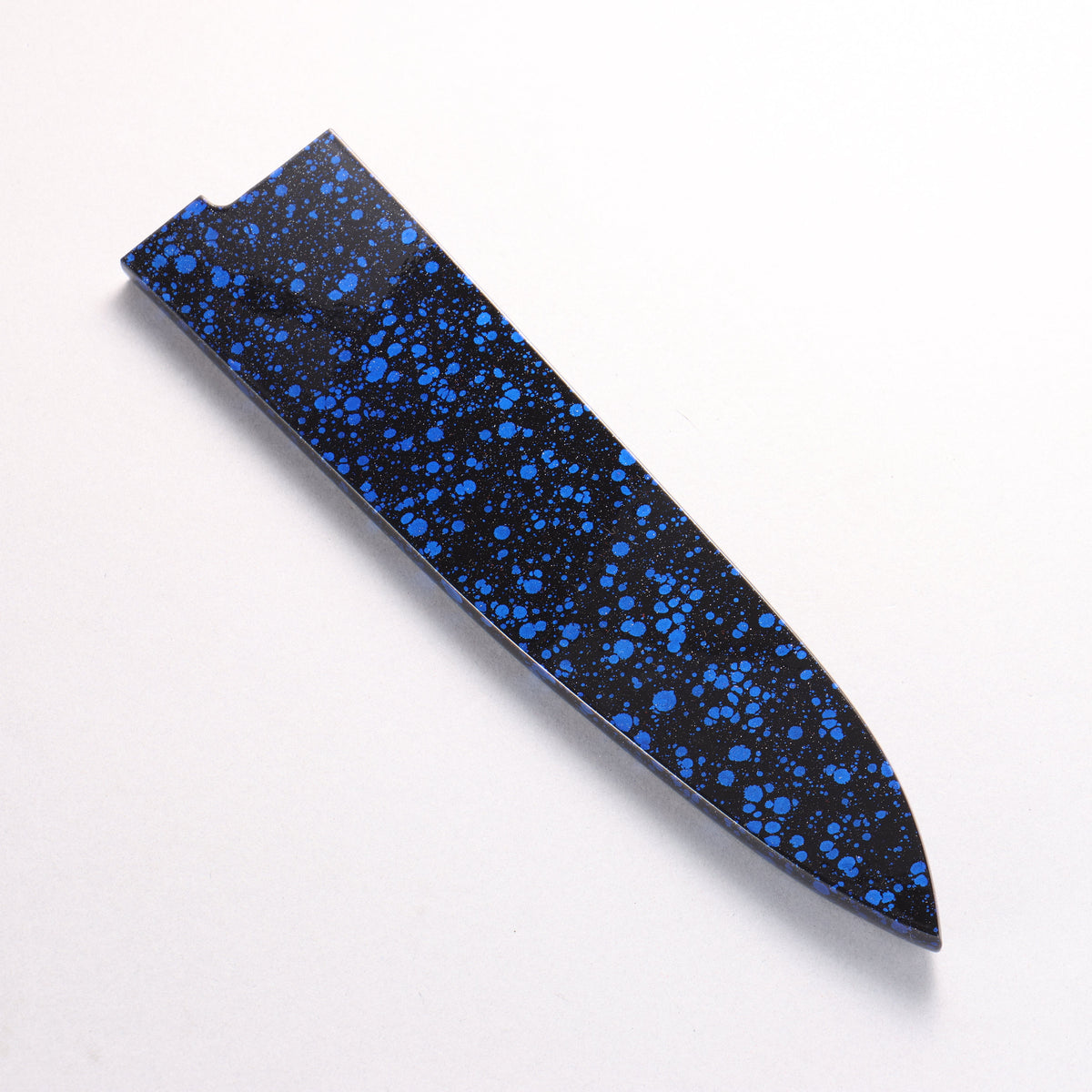 Takeshi Saji SPG STRIX Damascus Gyuto 210mm Black and Blue Urethane Coating Handle with Sheath