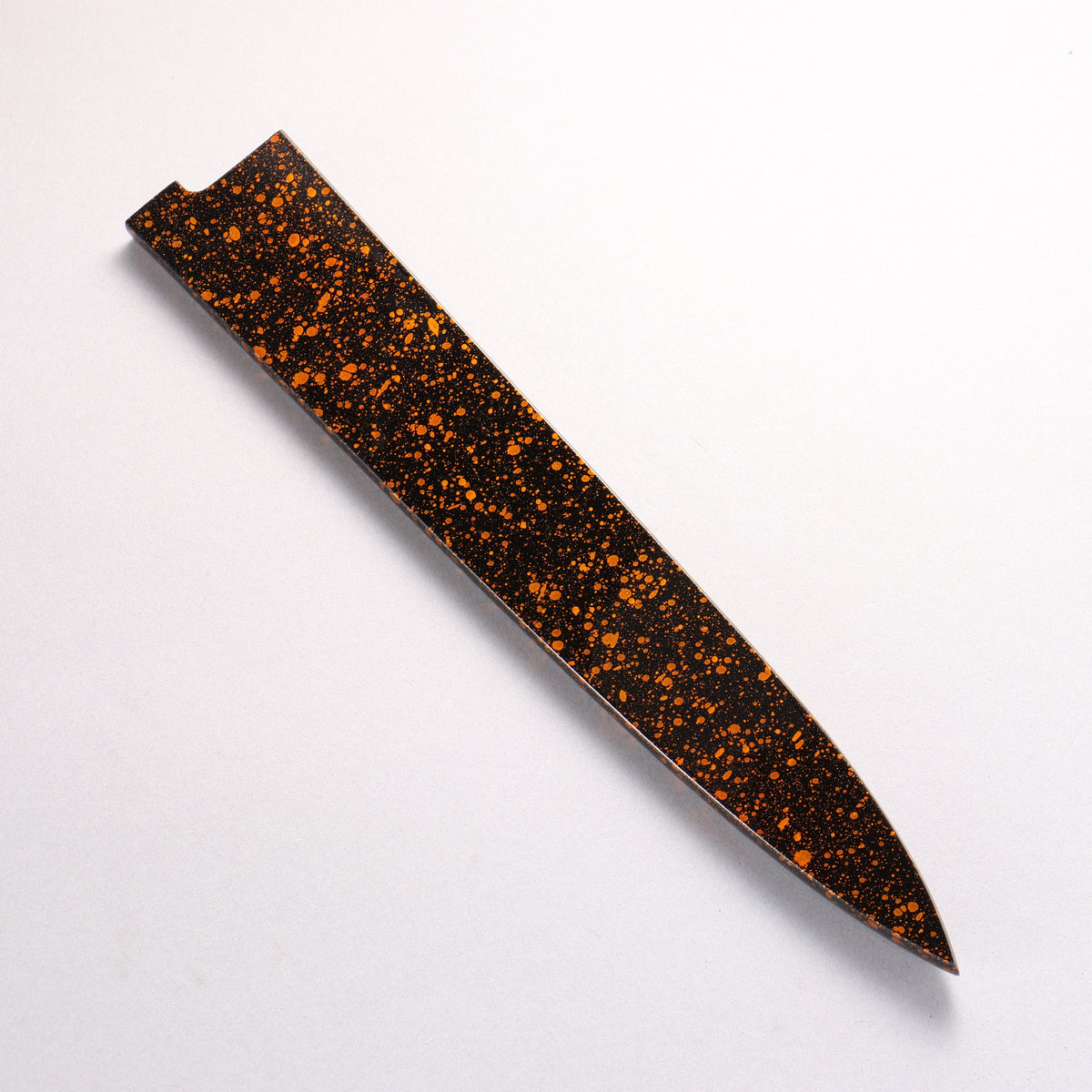 Takeshi Saji SPG STRIX Damascus Sujihiki 270mm Black and Orange Urethane Coating Handle with Sheath