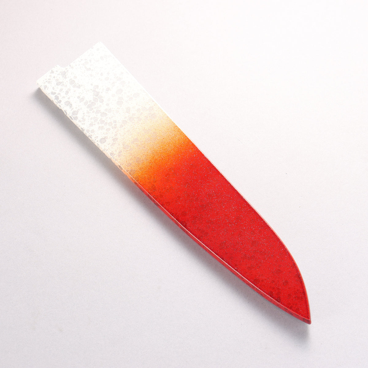 Takeshi Saji SPG STRIX Damascus Gyuto 240mm White and Red Urethane Coating Handle with Sheath