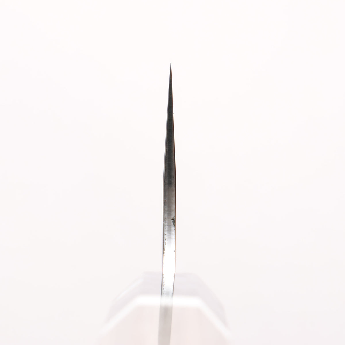 Yu Kurosaki Gekko VG-XEOS Gyuto 210mm Gray Stabilized Wood (Ferrule: Gray Marbled Acrylic with White and Silver Rings) Handle