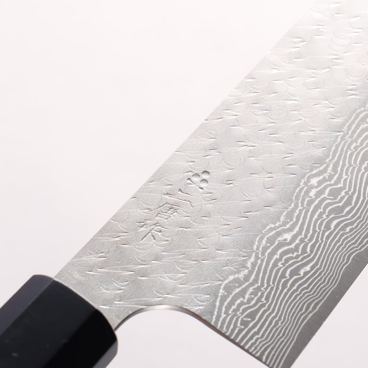 Nigara SPG STRIX Hammered Damascus Gyuto 240mm Indigo dyed Handle