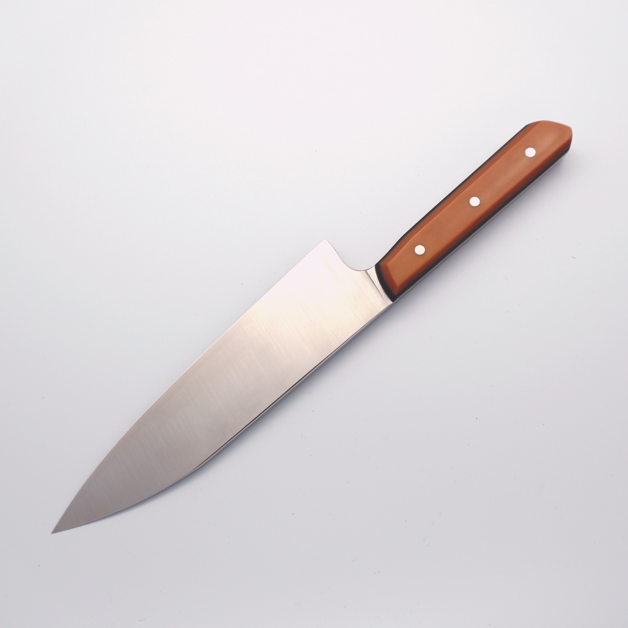 Acre Macrum RWL-34 Chef's Knife 7.25" Butterscotch Handle - Seisuke Knife