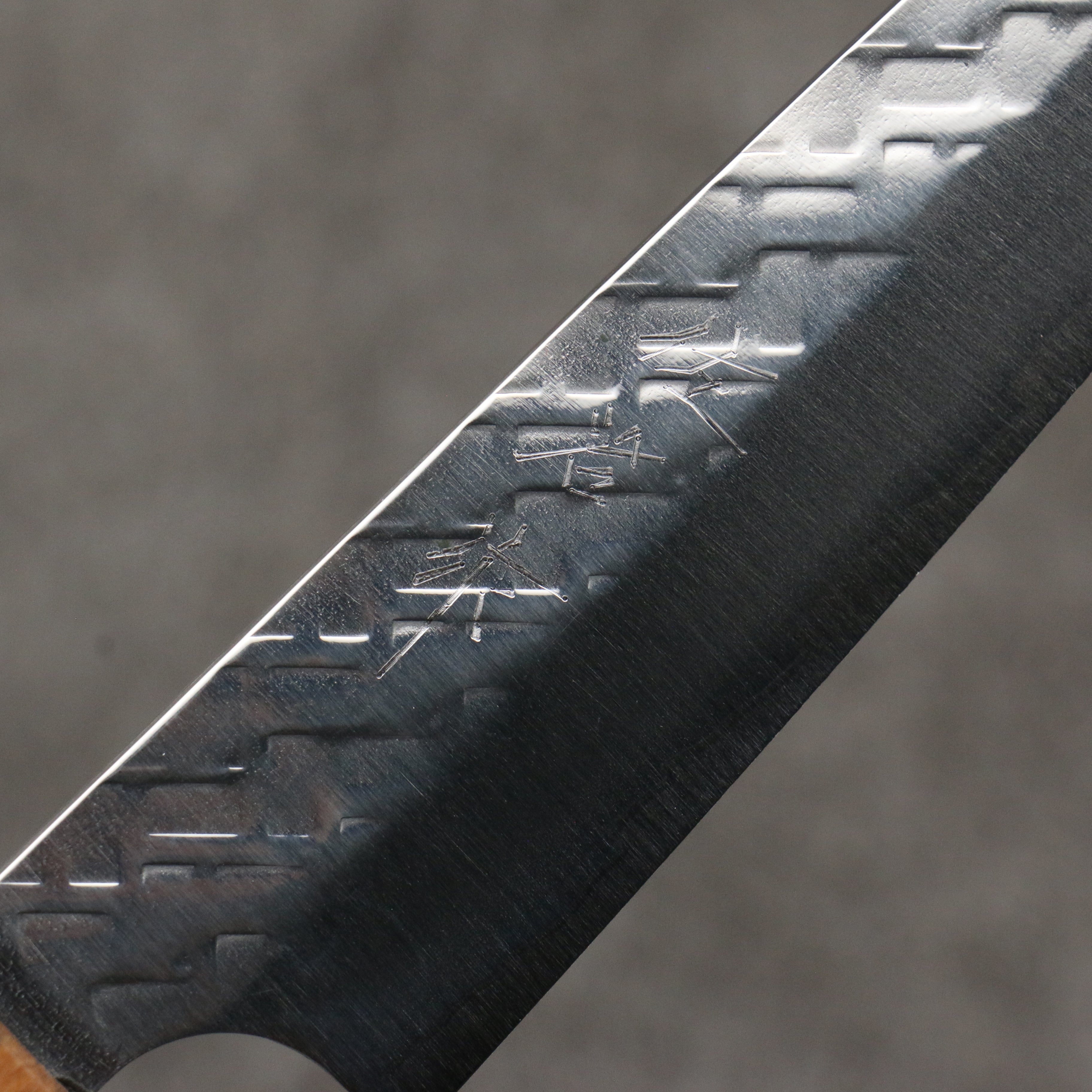 Takeshi Saji SPG STRIX Hammered Migaki Finished Petty-Utility 130mm Chinese Quince Burl (Ferrule: Bocote) Handle - Seisuke Knife