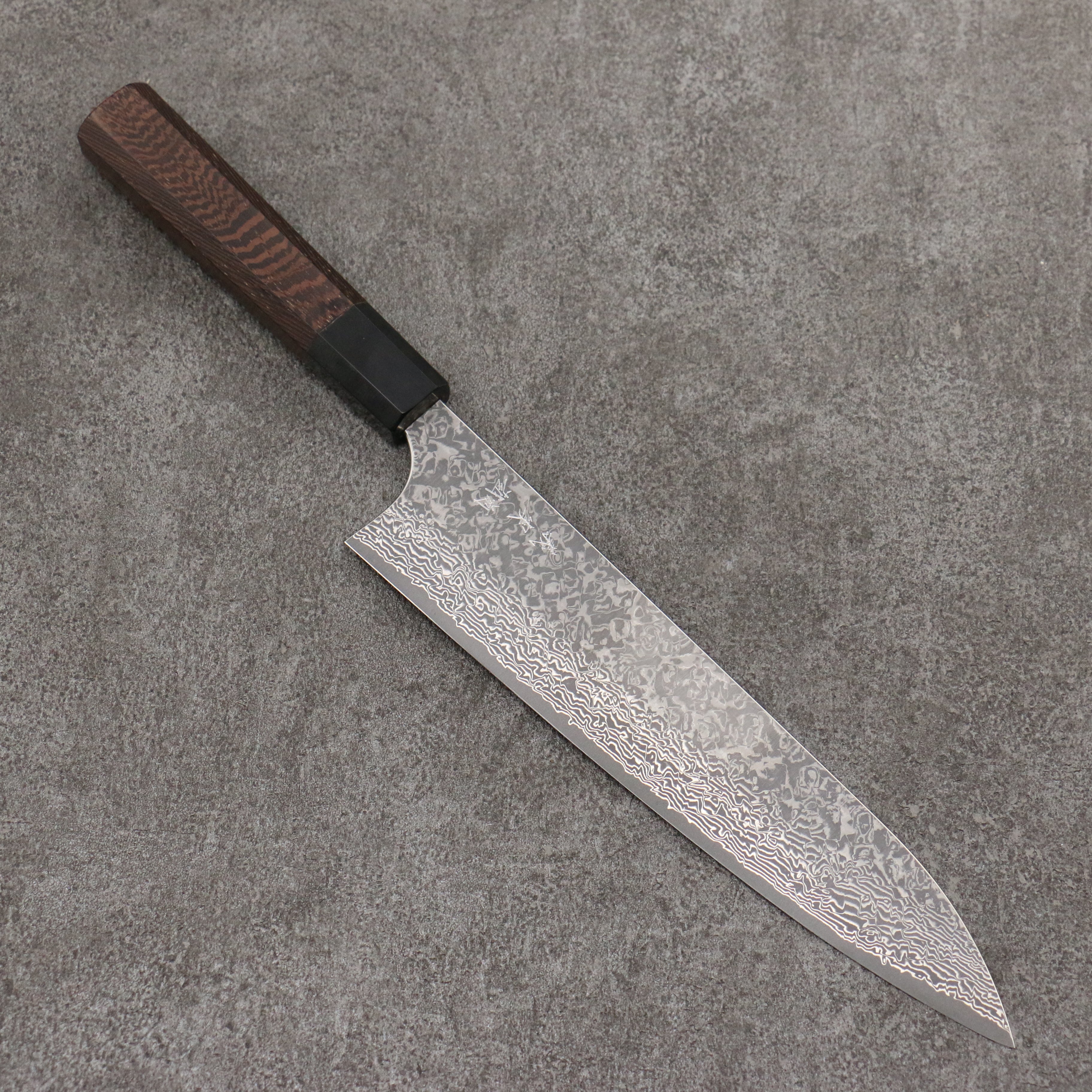 Yoshimi Kato VG10 Damascus Gyuto 210mm Wenge Handle - Seisuke Knife