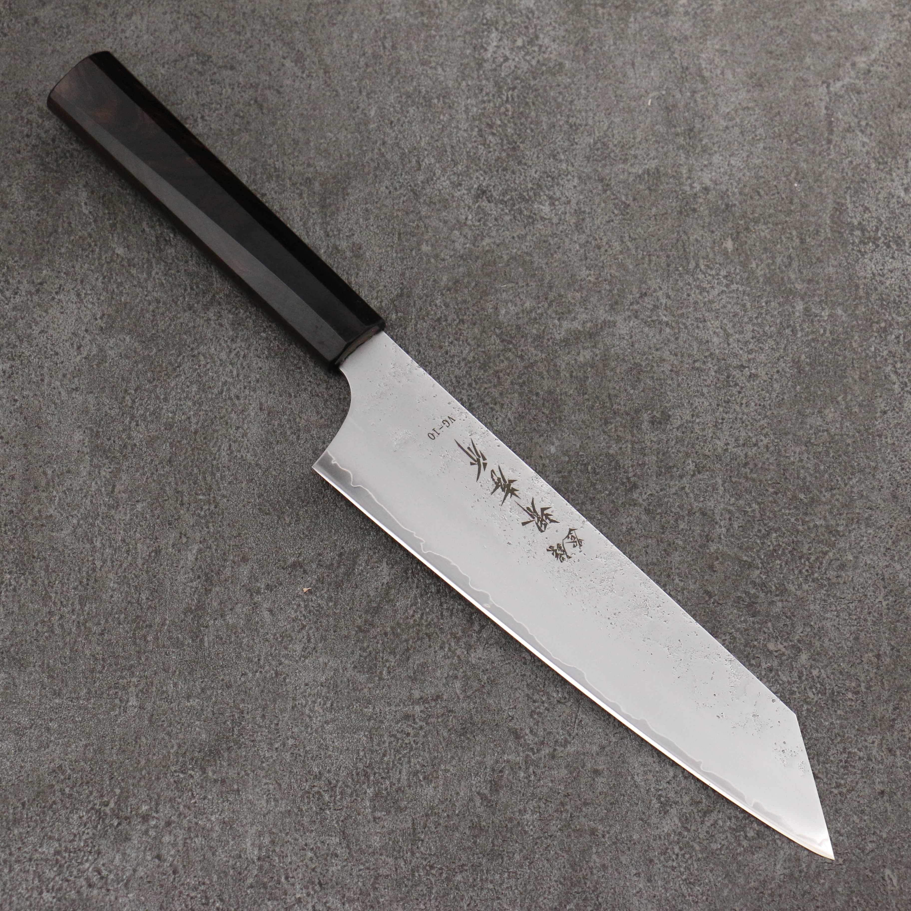 Sakai Takayuki VG10 Nashiji Kiritsuke Gyuto 190mm Ebony Wood Handle - Seisuke Knife