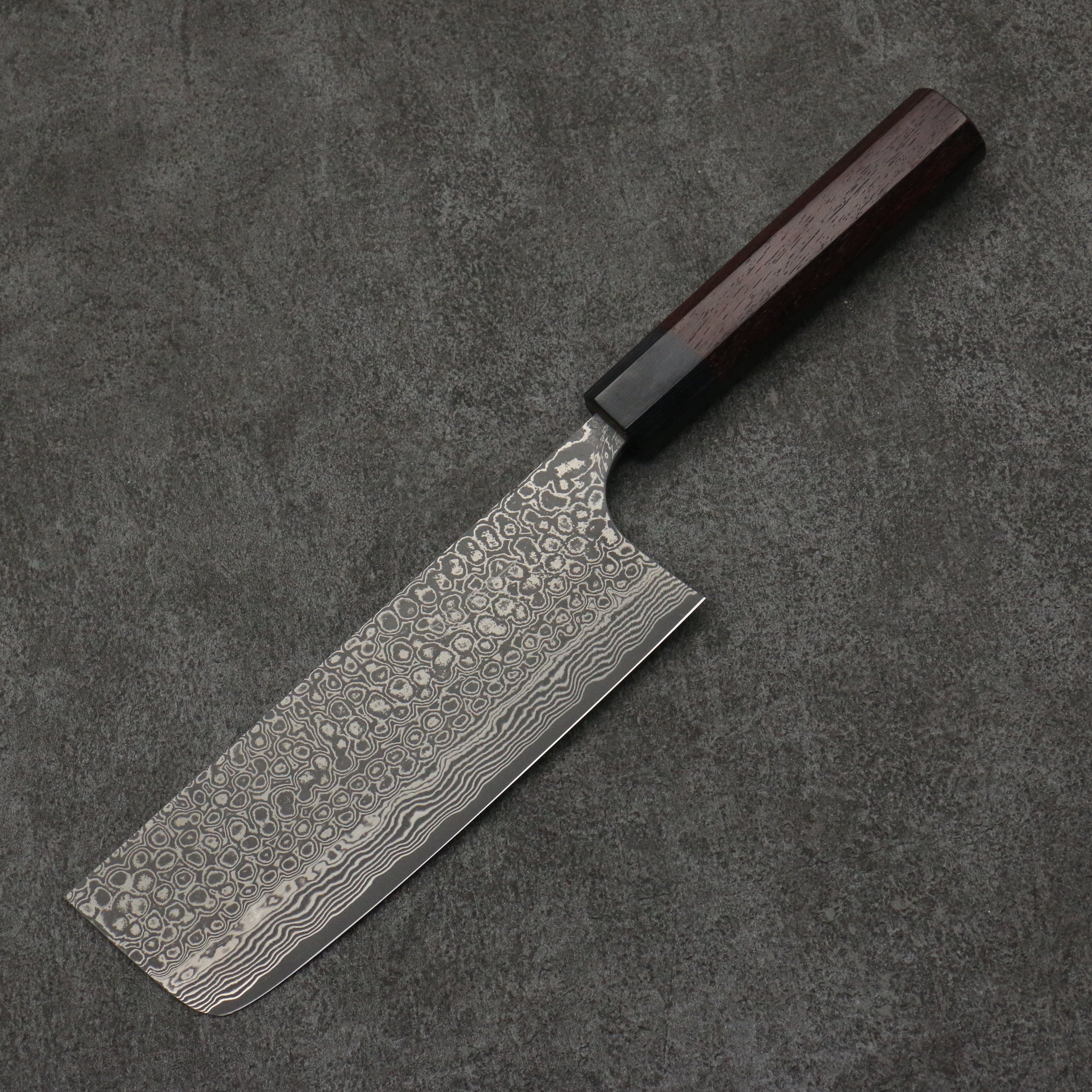 Masakage Kumo VG10 Damascus Nakiri 165mm Rosewood Handle - Seisuke Knife