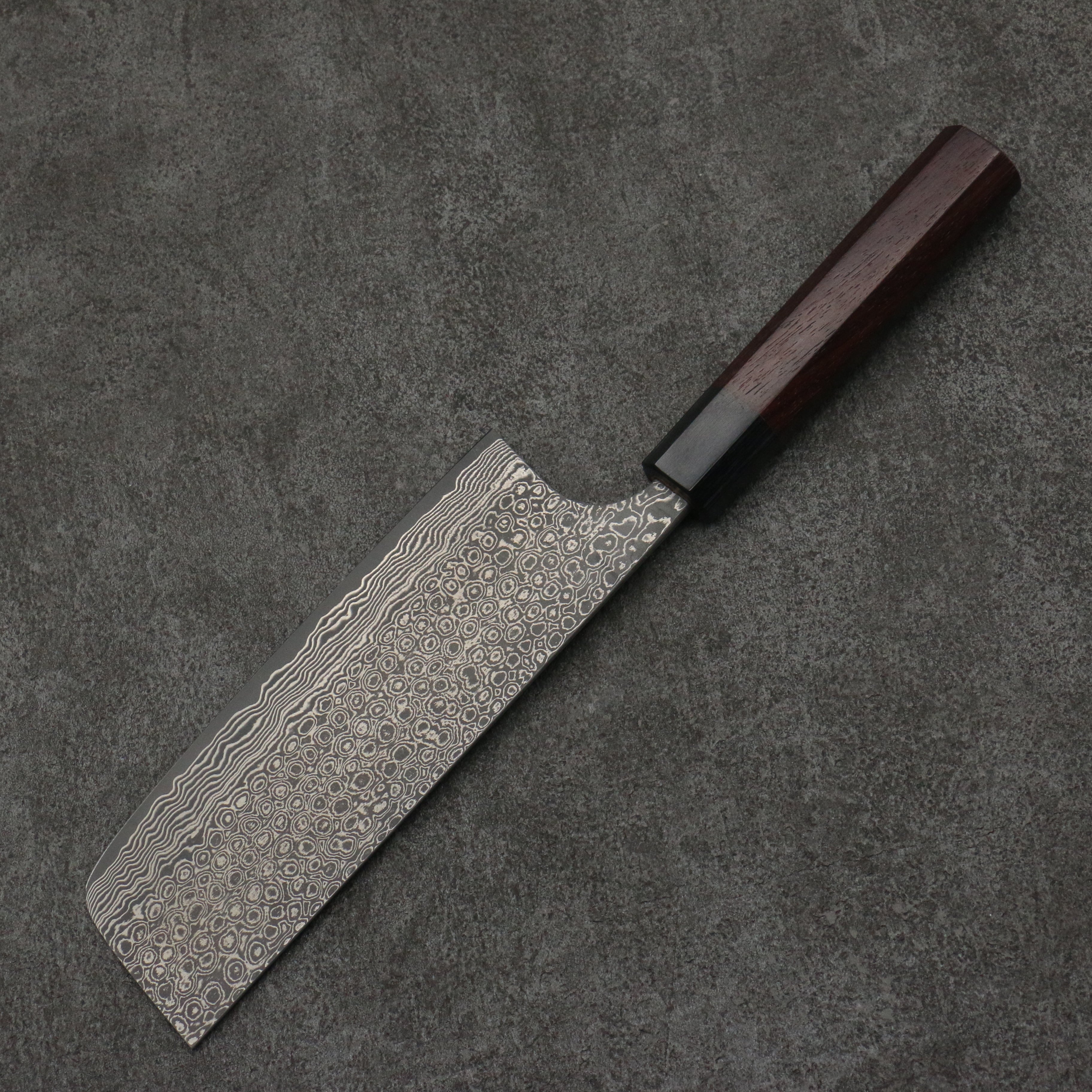 Masakage Kumo VG10 Damascus Nakiri 165mm Rosewood Handle - Seisuke Knife